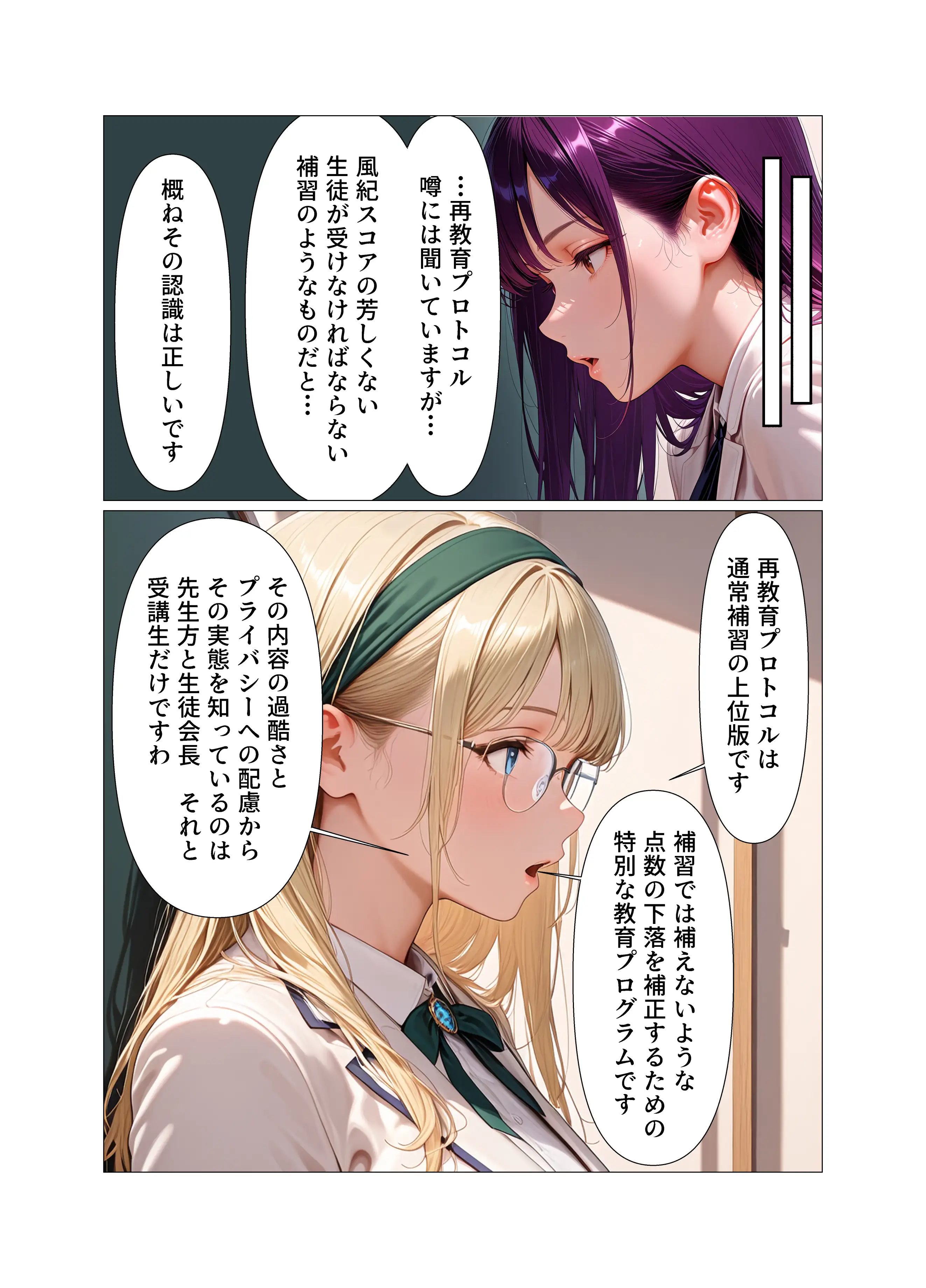 巨乳委員長快楽堕ち〜理性のログアウト〜 7ページ