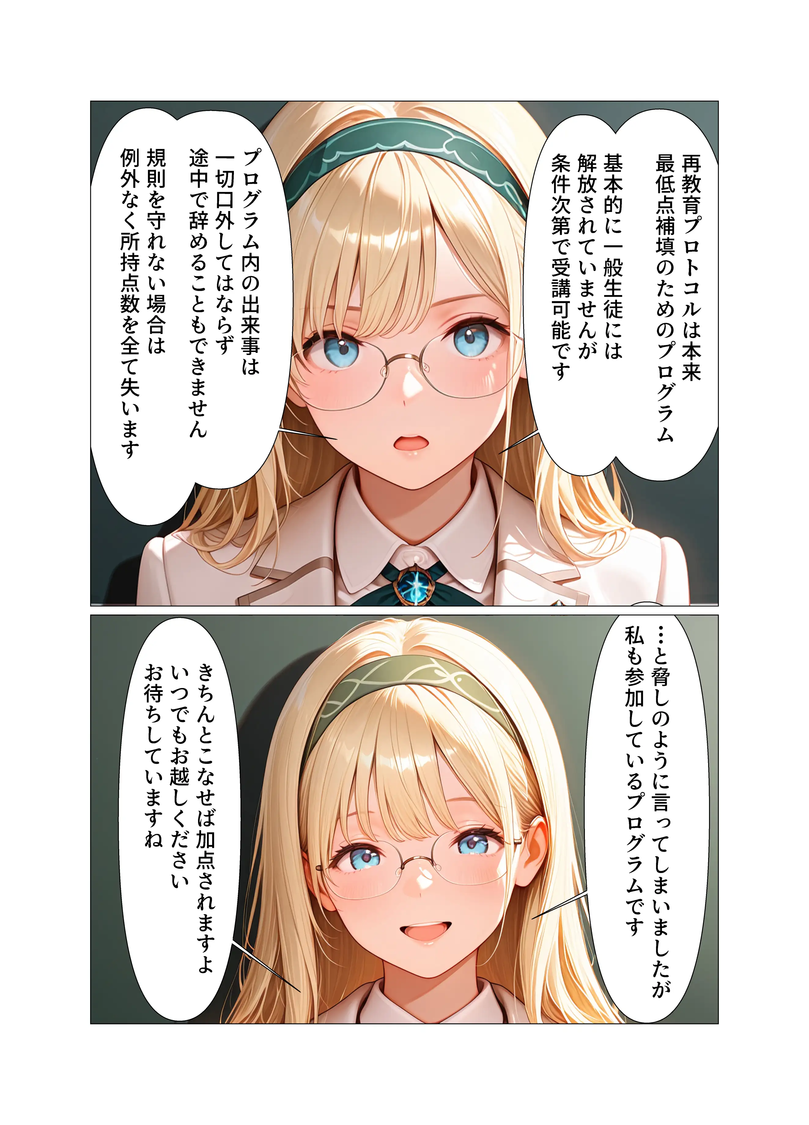 巨乳委員長快楽堕ち〜理性のログアウト〜 8ページ