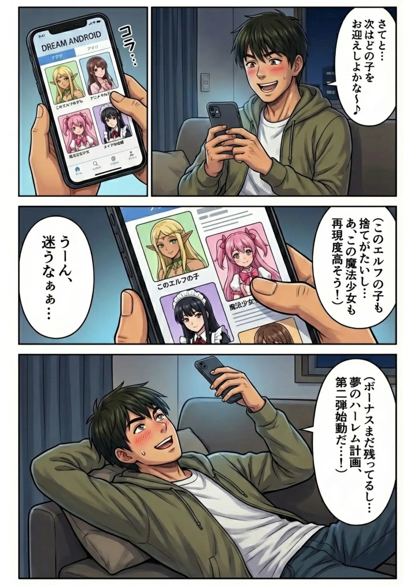 ドリームアンドロイド2話 アスナ 2ページ