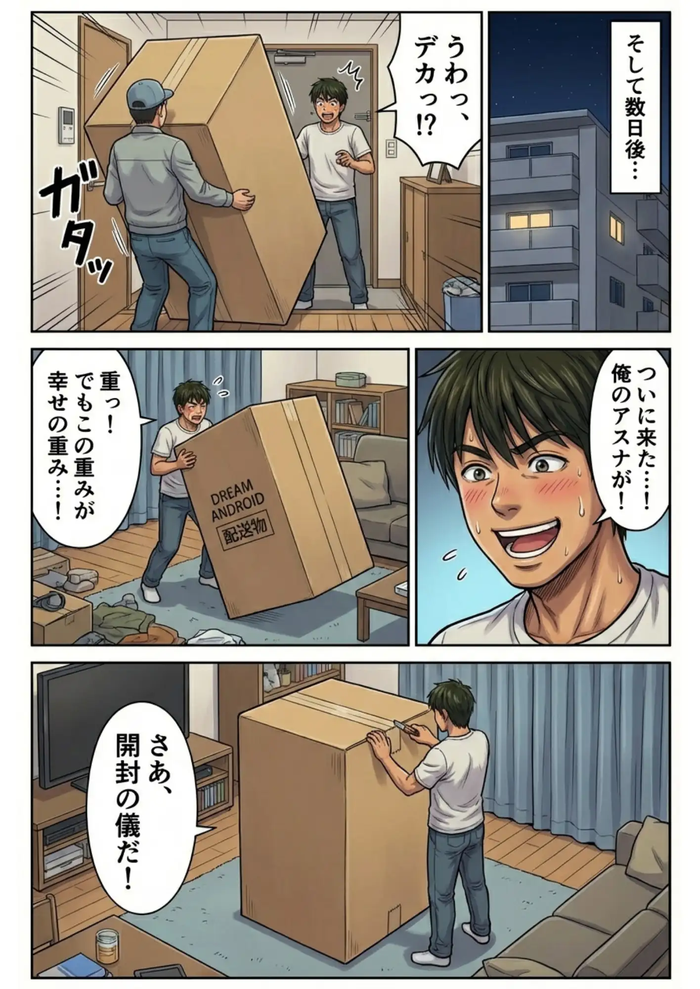 ドリームアンドロイド2話 アスナ 4ページ
