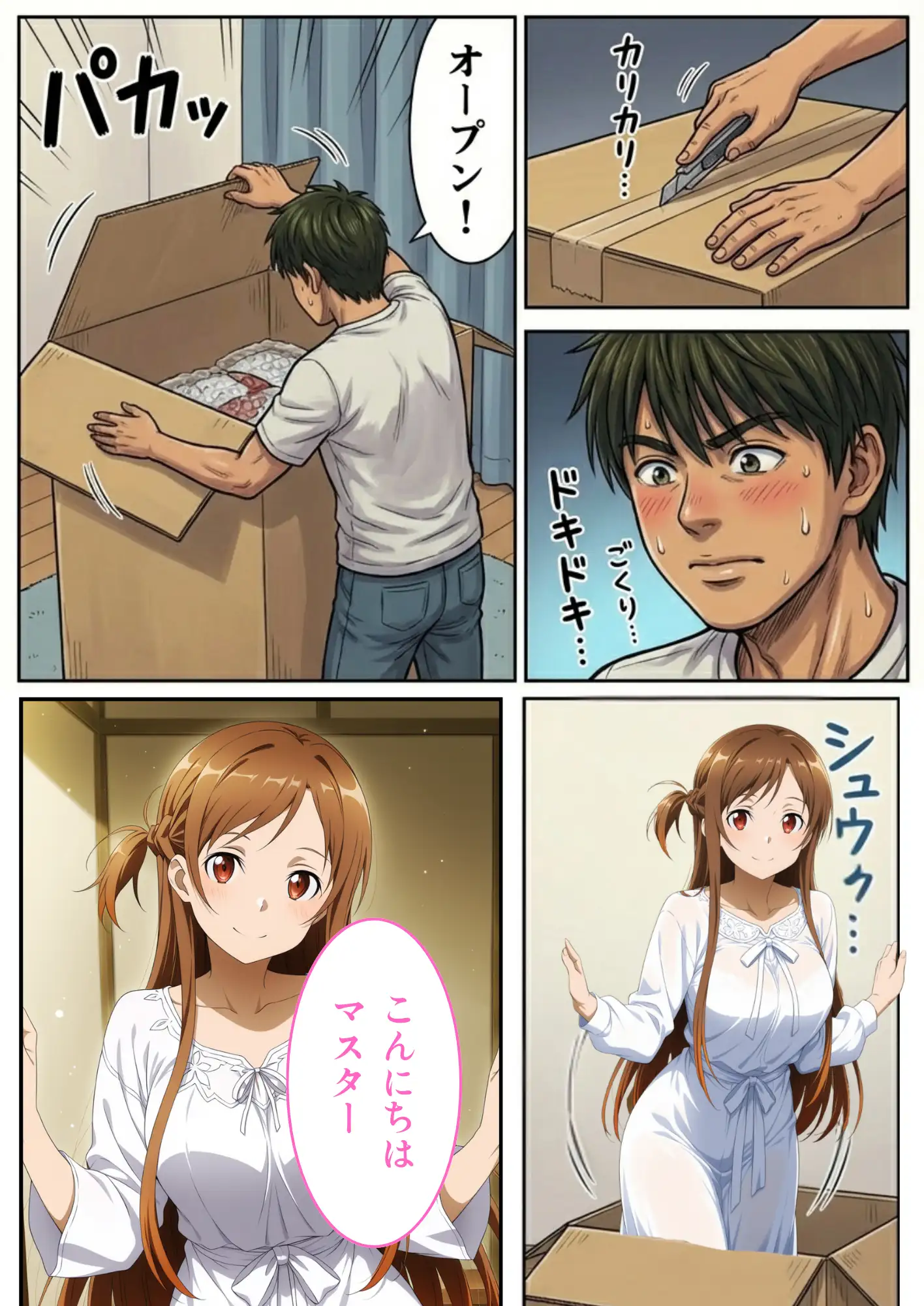 ドリームアンドロイド2話 アスナ 5ページ
