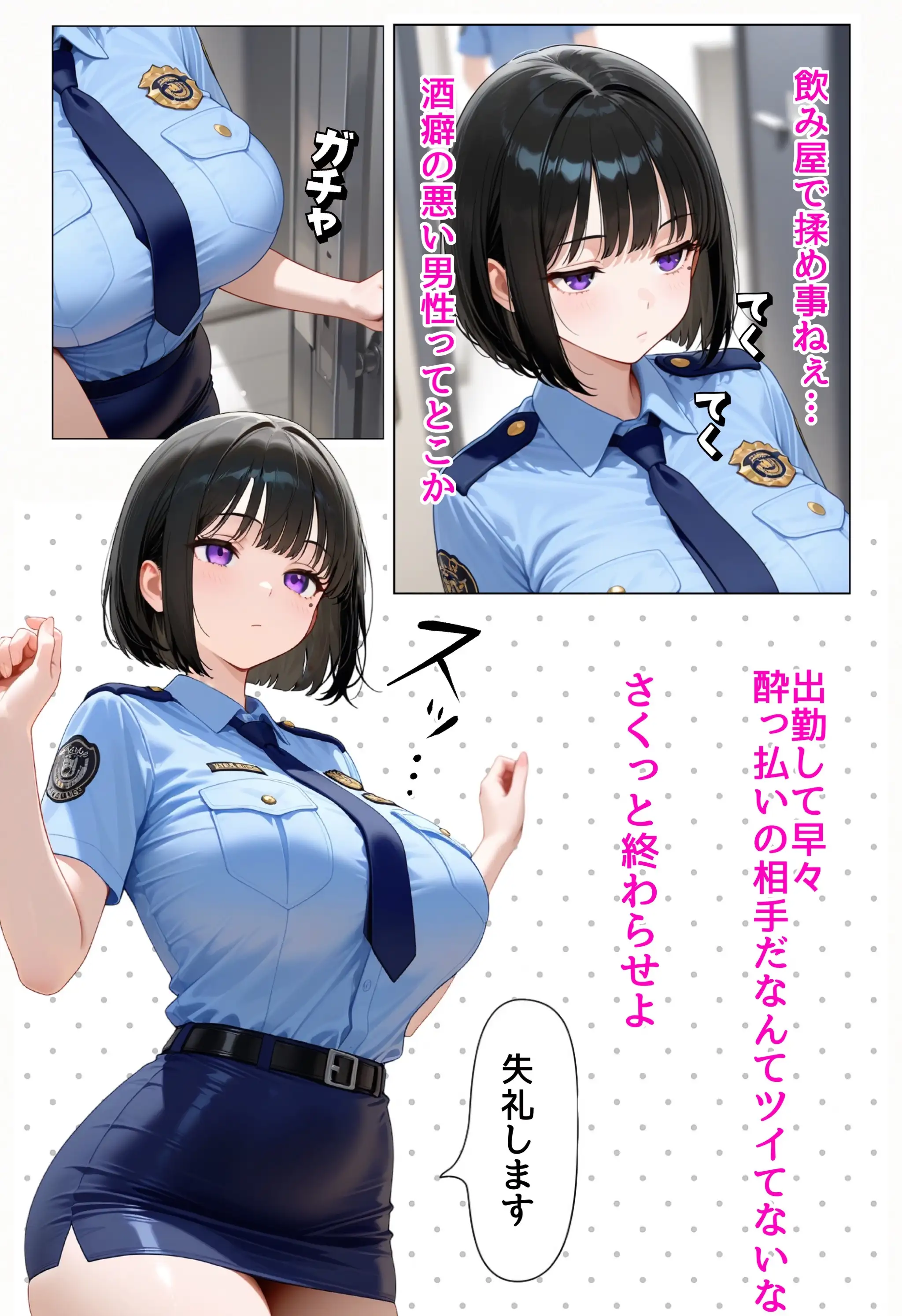 強気な裏アカ警察官を潮だくセックスでわからせたので再教育して完堕ちさせる話 19ページ