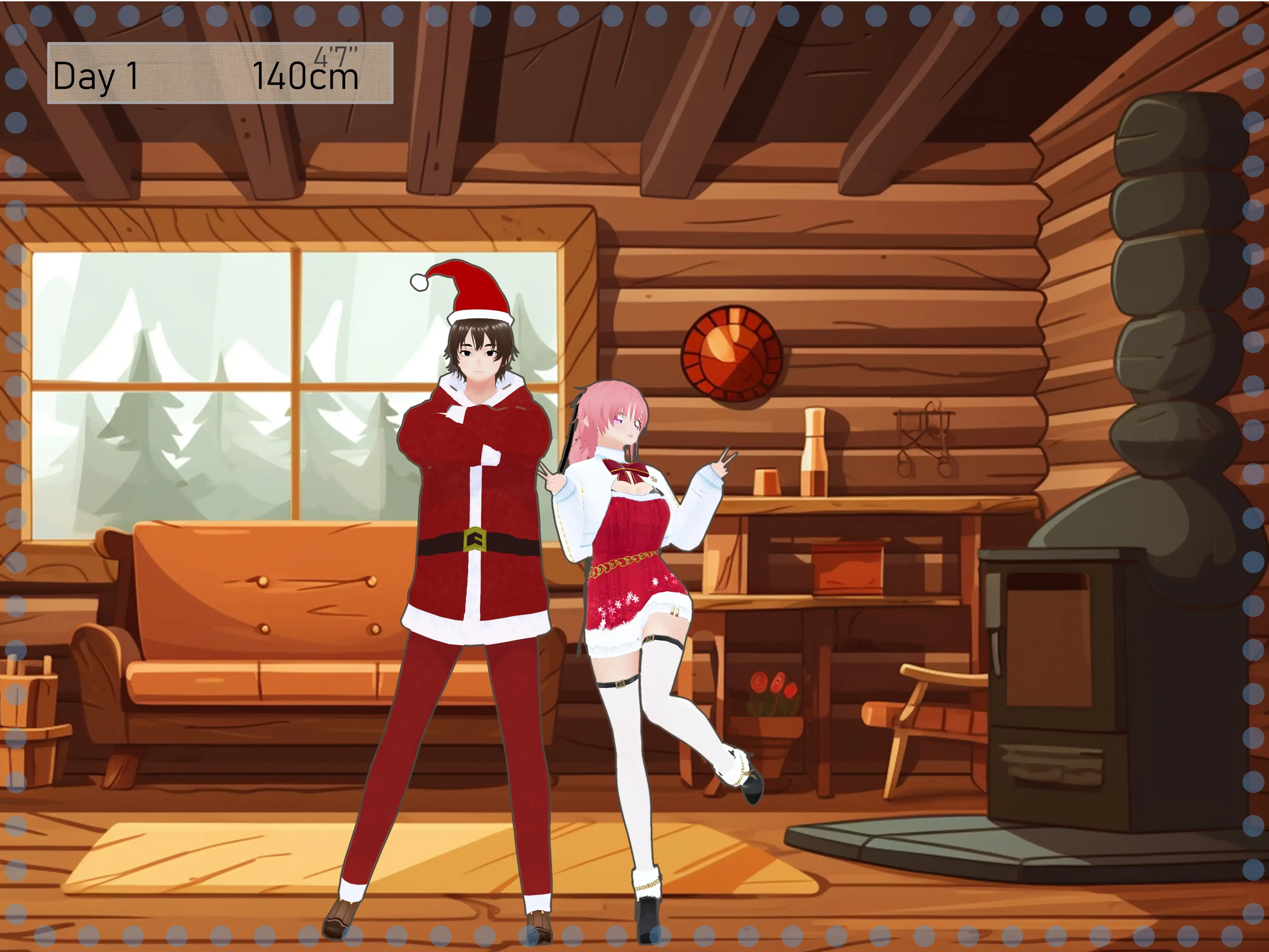 女子だけデカく 男子を追い抜く 成長音〜サンタ編〜 10ページ