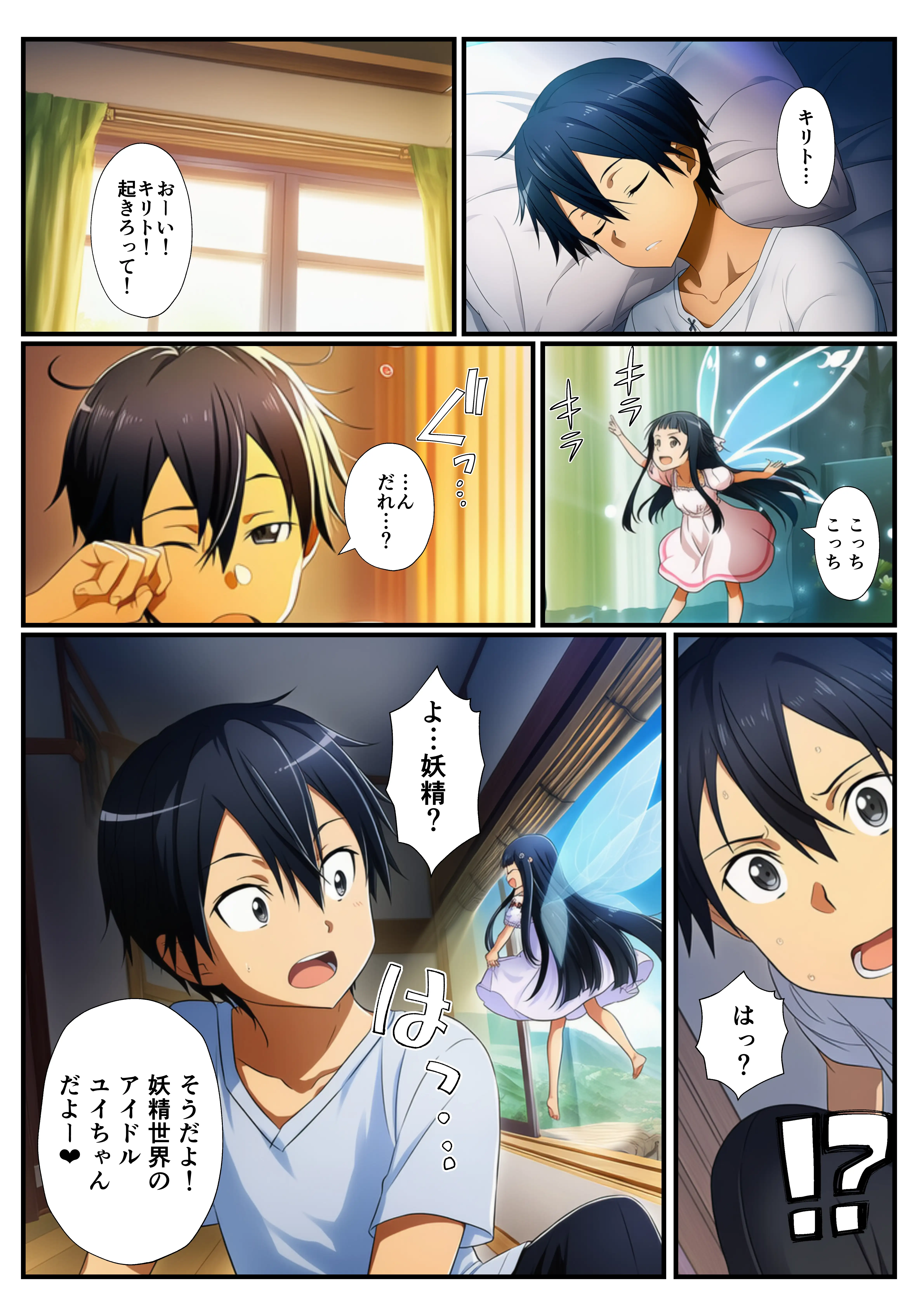 【催〇SA〇】アスナ達で筆おろしするキリト 5ページ