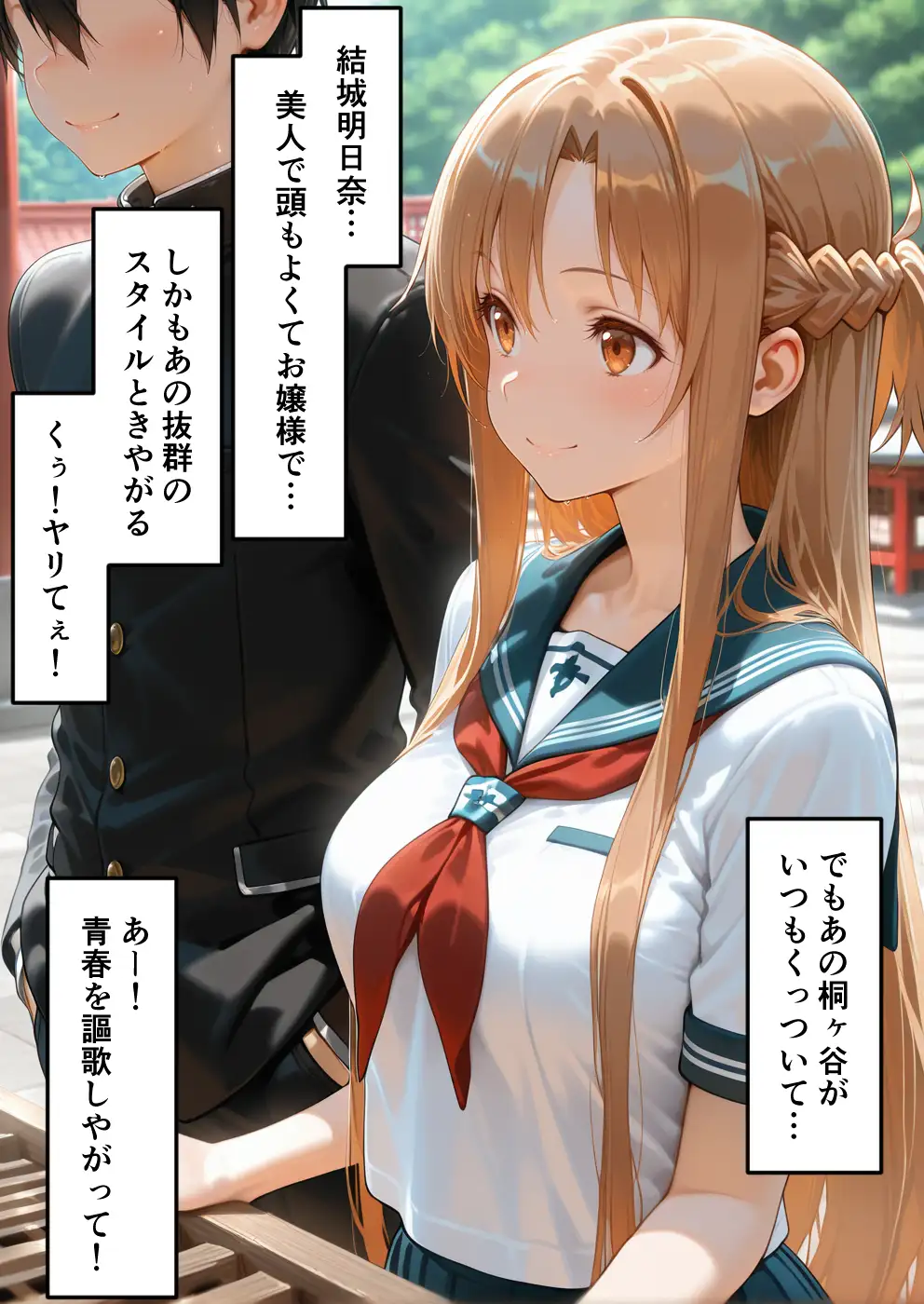 淫紋によって快楽 何度もイかされ寝取られる  アスナ編 8ページ