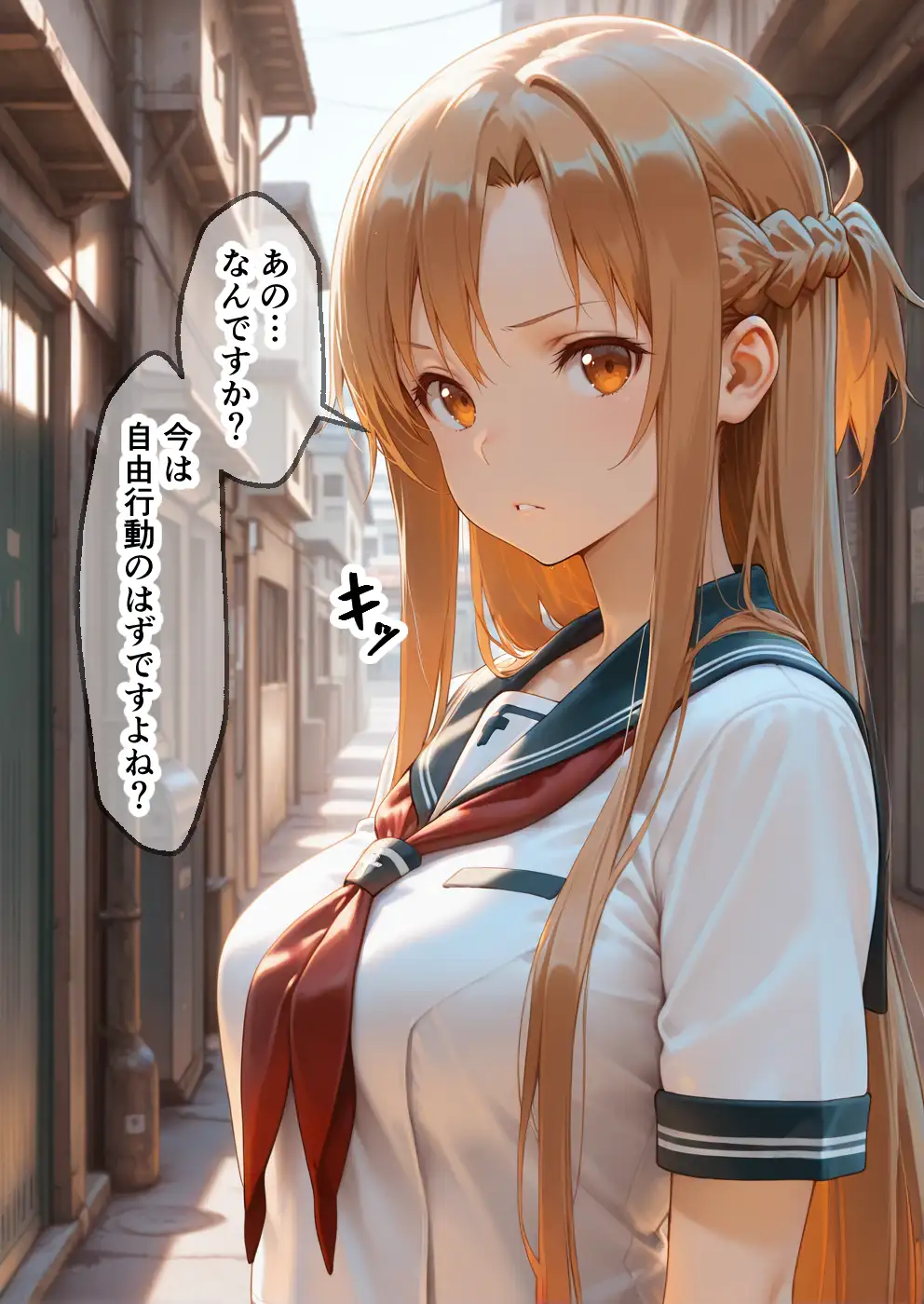 淫紋によって快楽 何度もイかされ寝取られる  アスナ編 14ページ