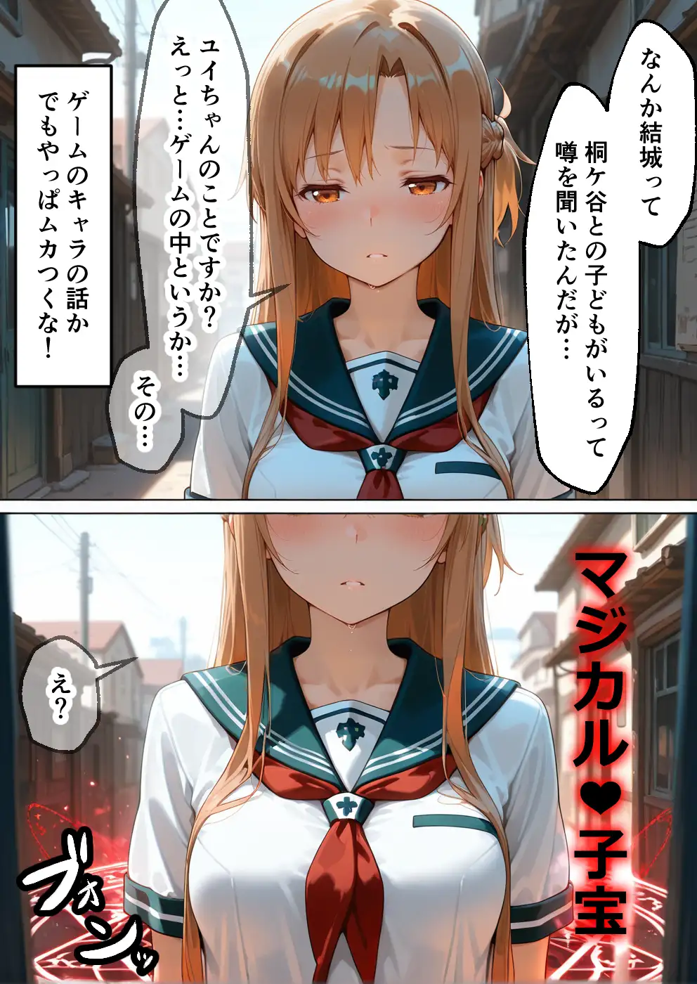 淫紋によって快楽 何度もイかされ寝取られる  アスナ編 15ページ