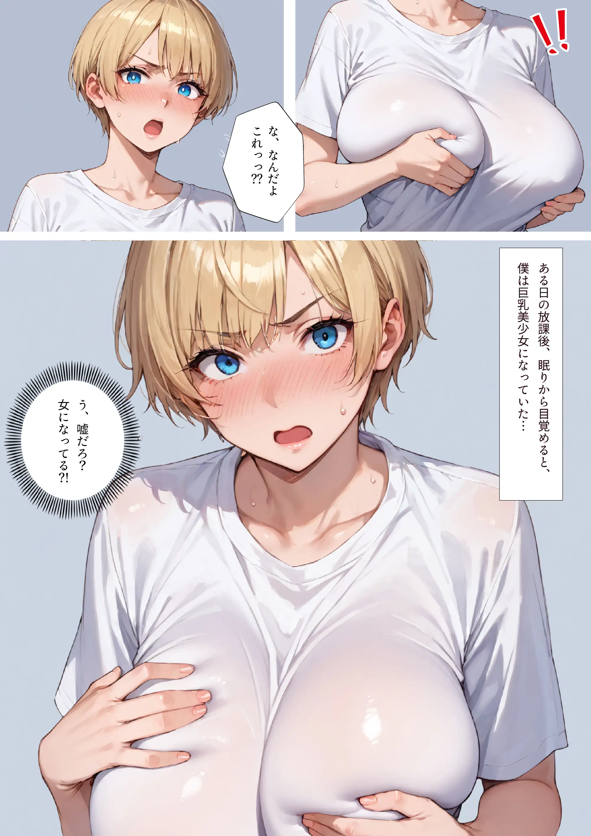 女体化グミで親友に強●連続絶頂中だし快楽堕ちさせられる話 3ページ