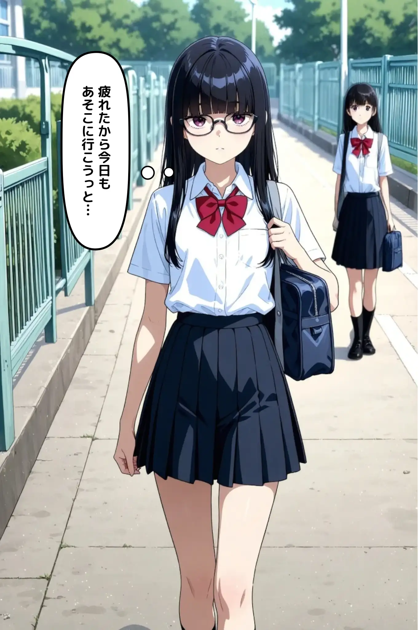 乳首調教に毎日通うデカ乳首JKが両手吊り拘束されて連続乳首イキ！ 〜強●乳首オナニー撮影した後、両手を縛って母乳飲み干し！〜 3ページ