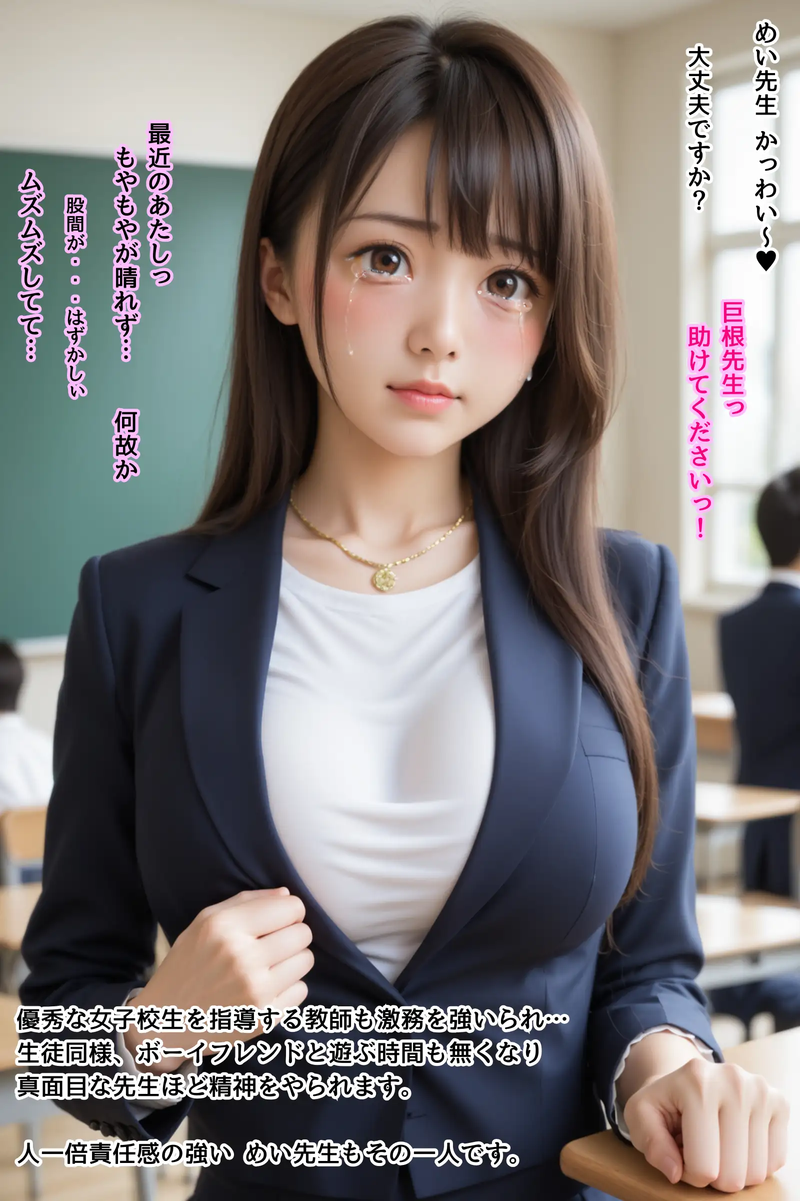 グラビア版 名門女子校の悩める女子校生マル秘治療大作戦（教師編）  めい先生の場合 3ページ