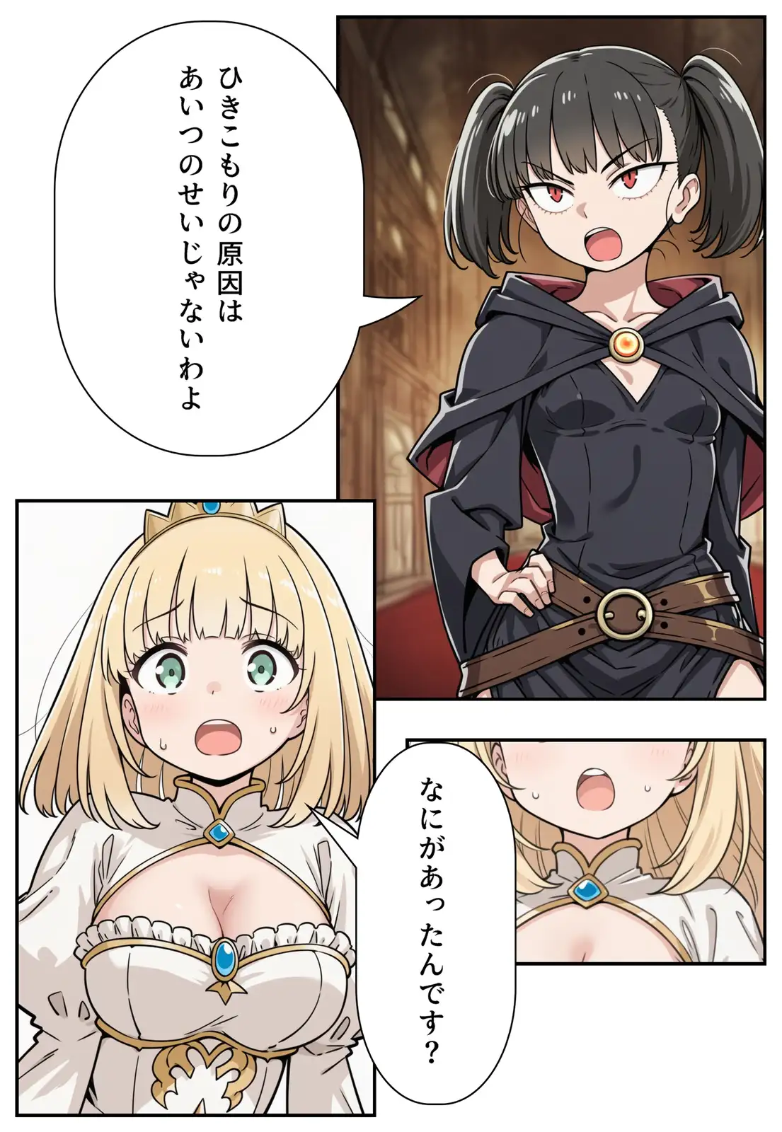 勇者のために姫様エッチ 2ページ