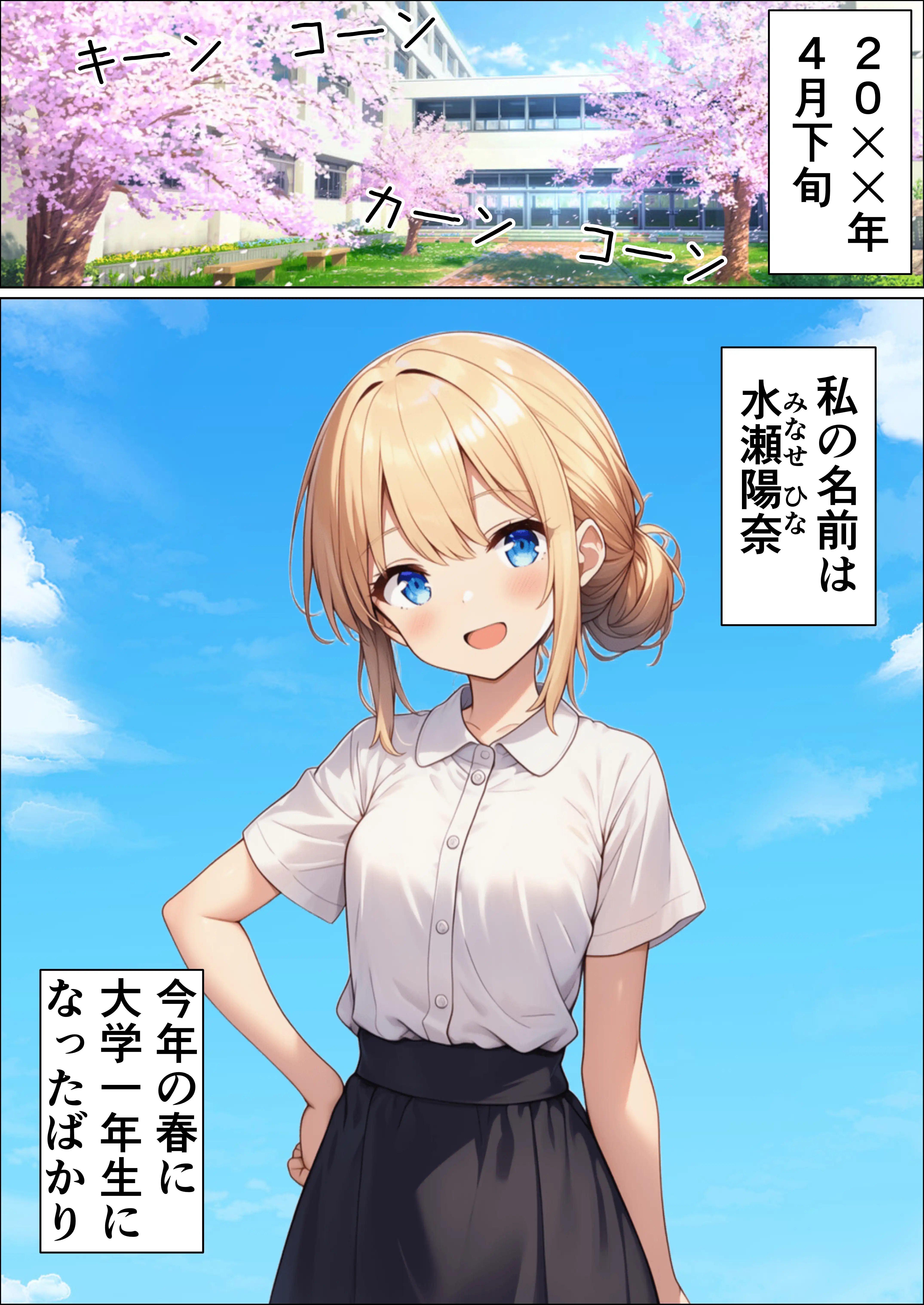 初めての勧誘で人生が変わっちゃった女の子の話  ご主人様との出会い編 1ページ