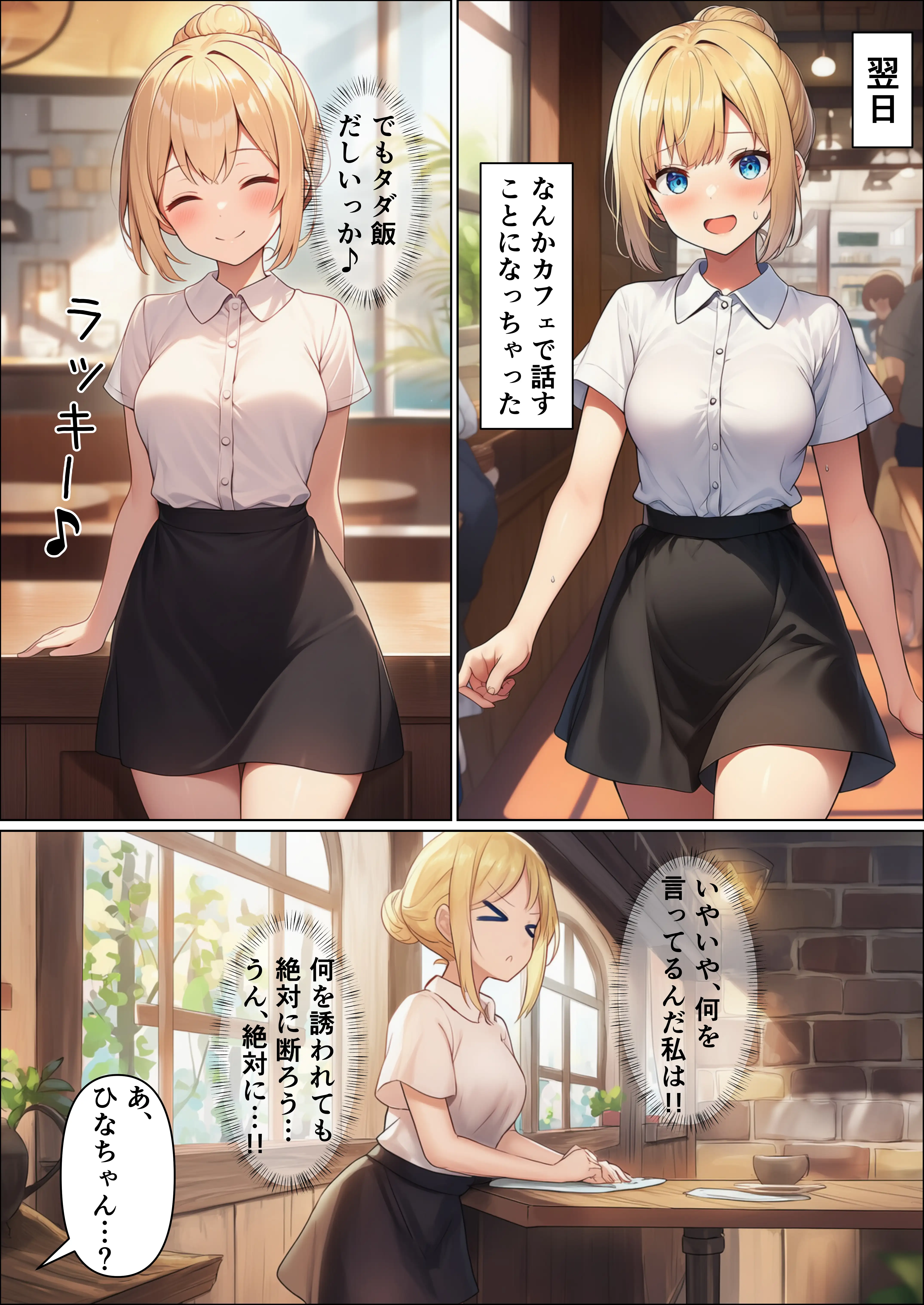 初めての勧誘で人生が変わっちゃった女の子の話  ご主人様との出会い編 3ページ