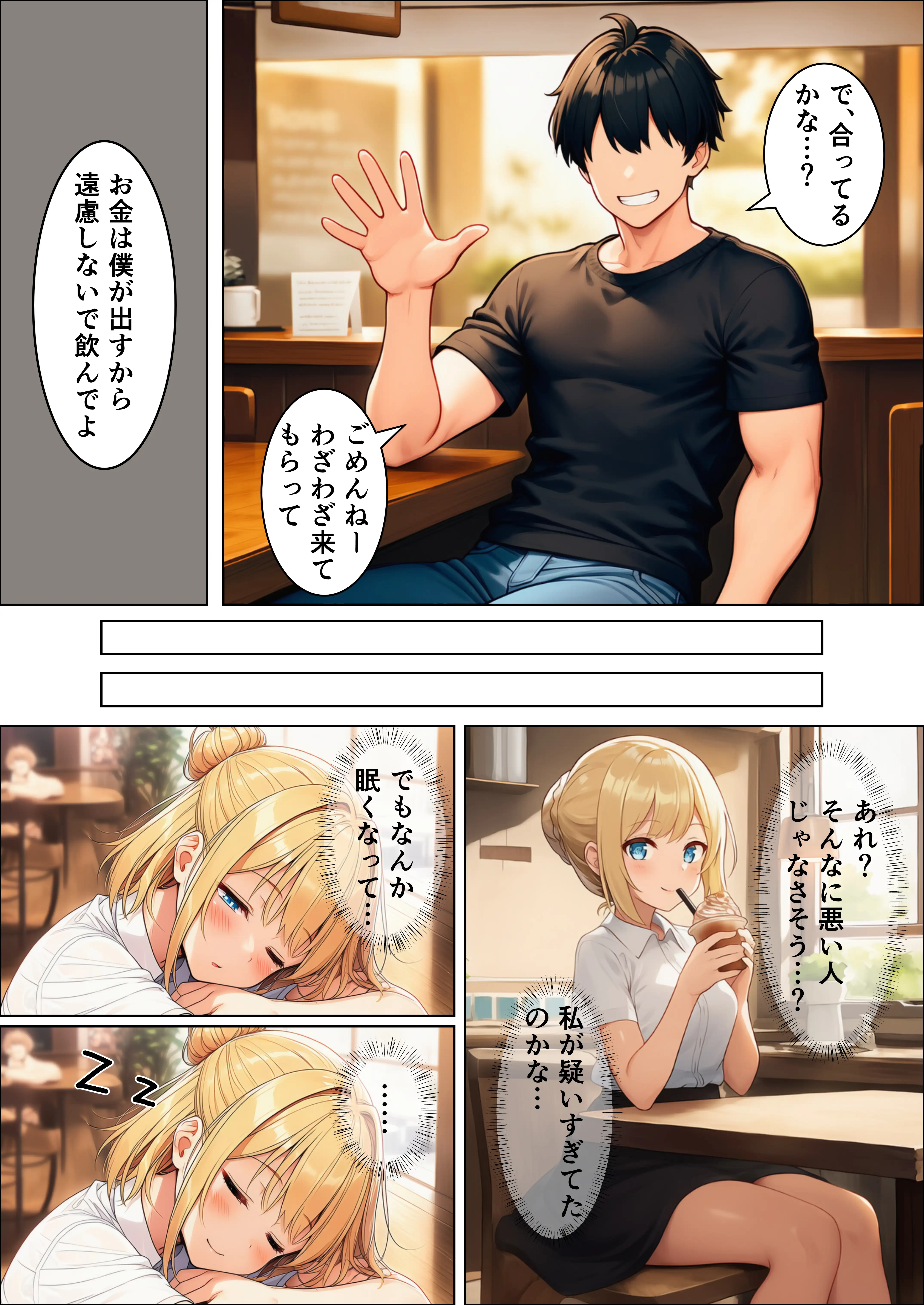 初めての勧誘で人生が変わっちゃった女の子の話  ご主人様との出会い編 4ページ