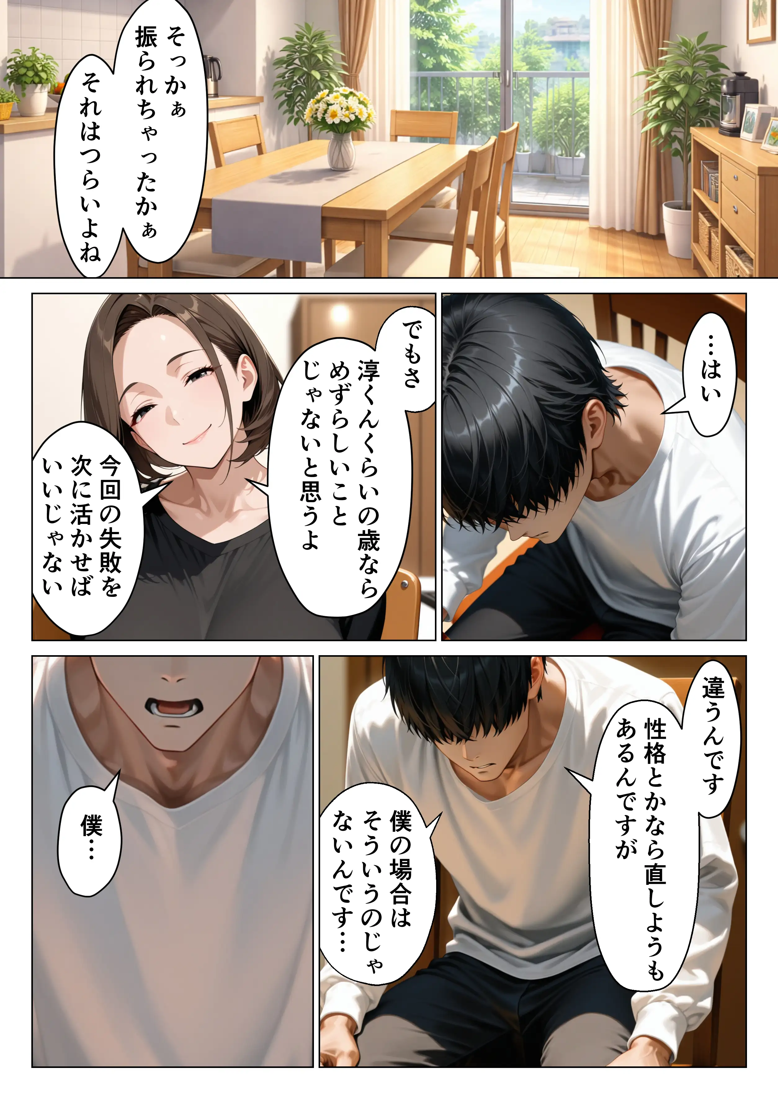 僕のデカチンコンプレックスを克服するため隣家のむちむち人妻と本気セックスします！ 7ページ