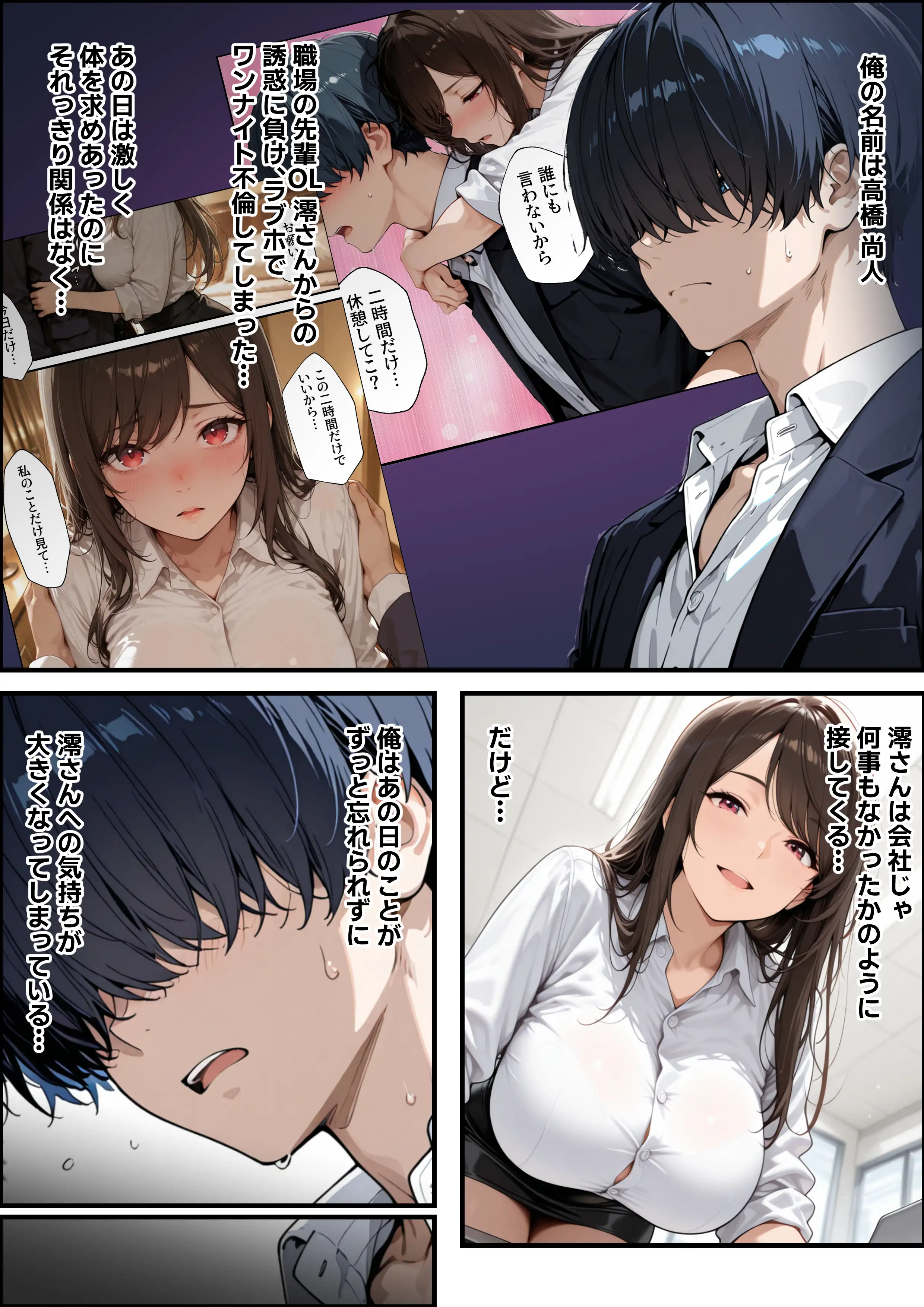 職場の先輩爆乳OLと禁断の温泉一泊 3ページ