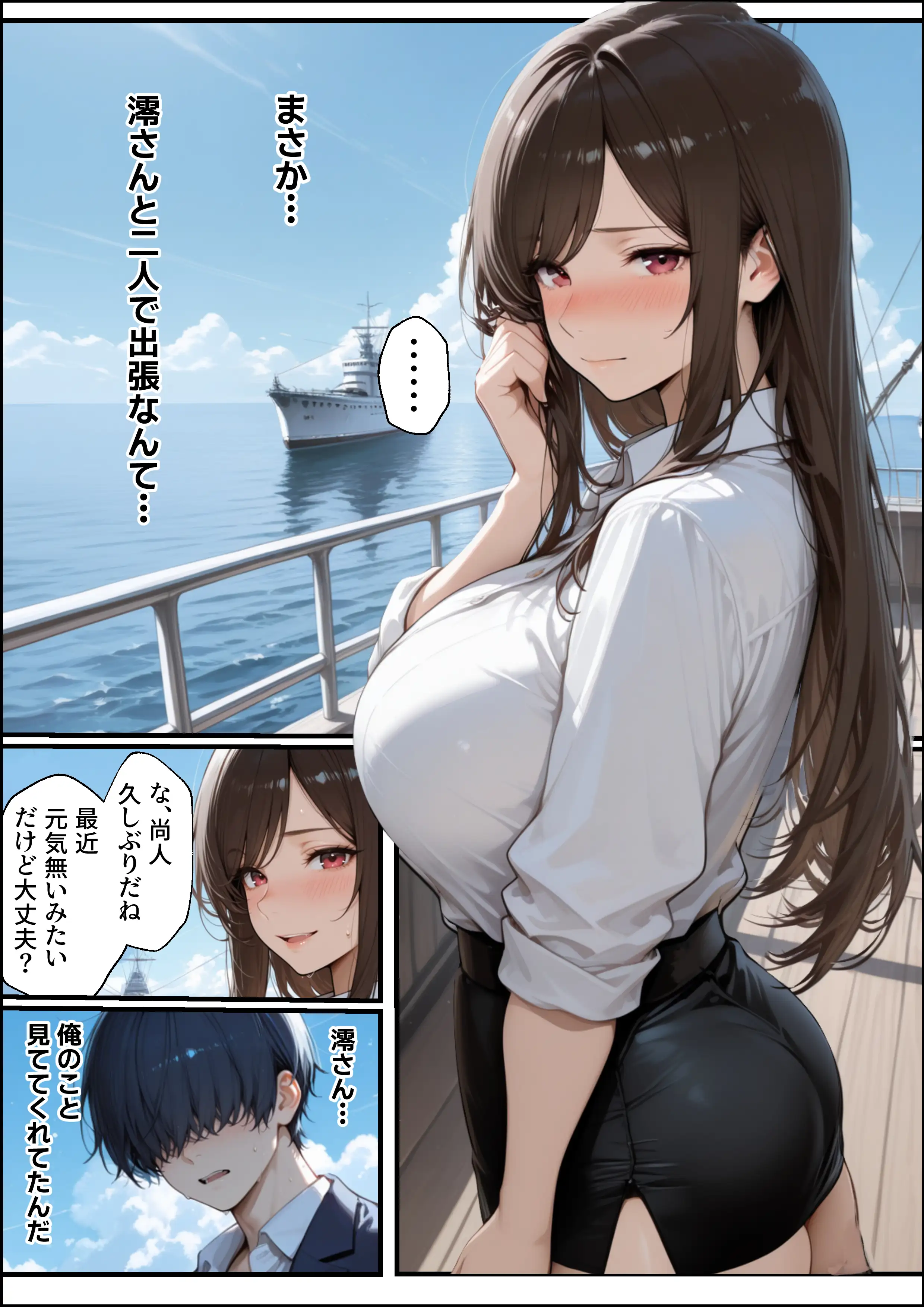職場の先輩爆乳OLと禁断の温泉一泊 17ページ