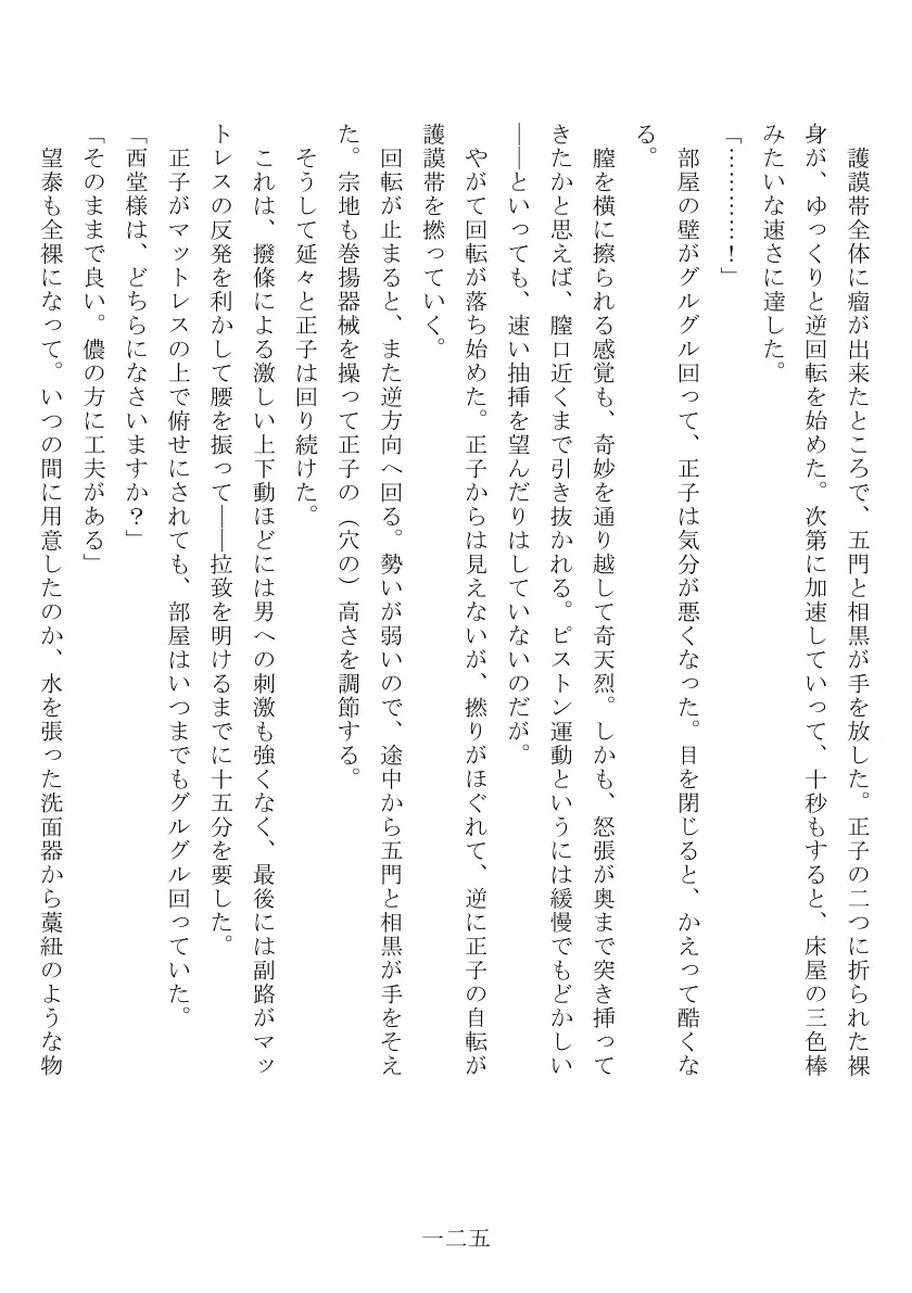 昭和隷淫記 贄花二輪  合気道娘の入淫痴凌篇 126ページ
