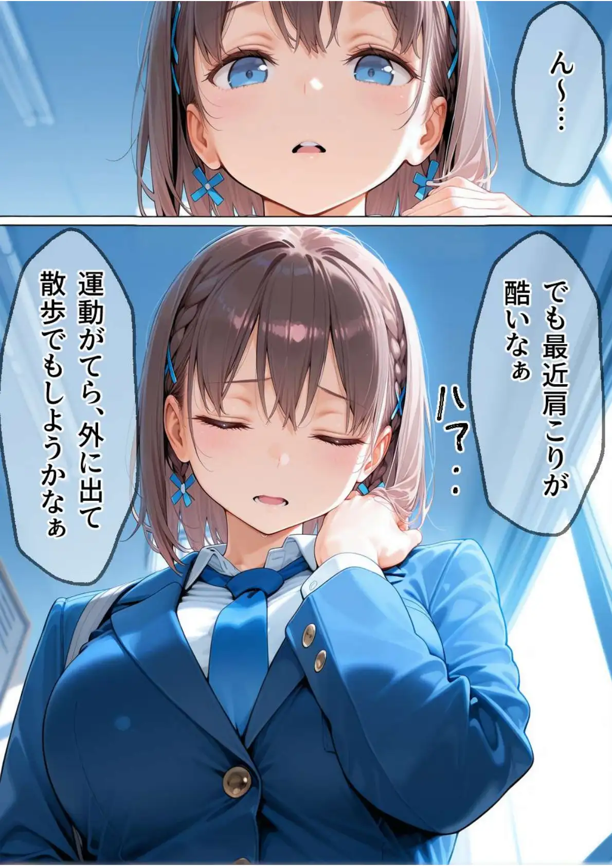 媚薬入りアロマで子宮にキス「先生、これってマッサージですか?」無謀にもイかされまくる話〜巨乳女子〇生編〜 2ページ