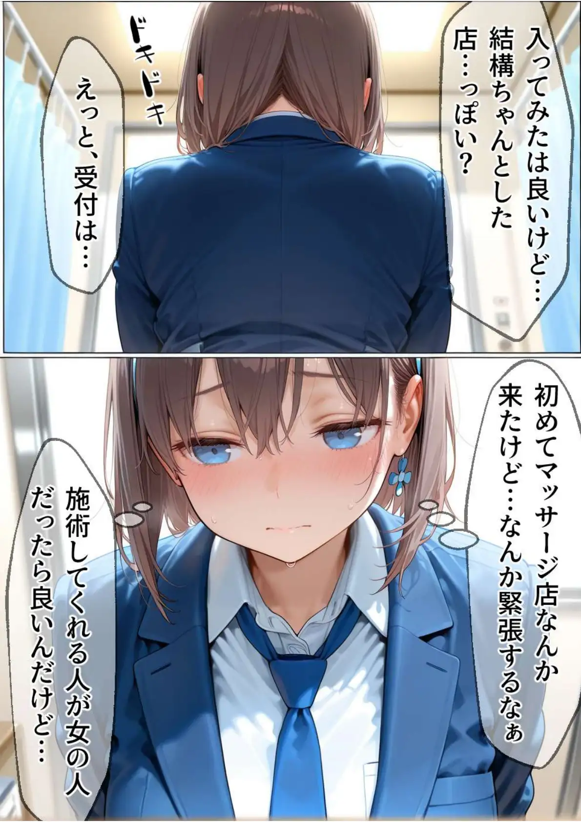 媚薬入りアロマで子宮にキス「先生、これってマッサージですか?」無謀にもイかされまくる話〜巨乳女子〇生編〜 7ページ