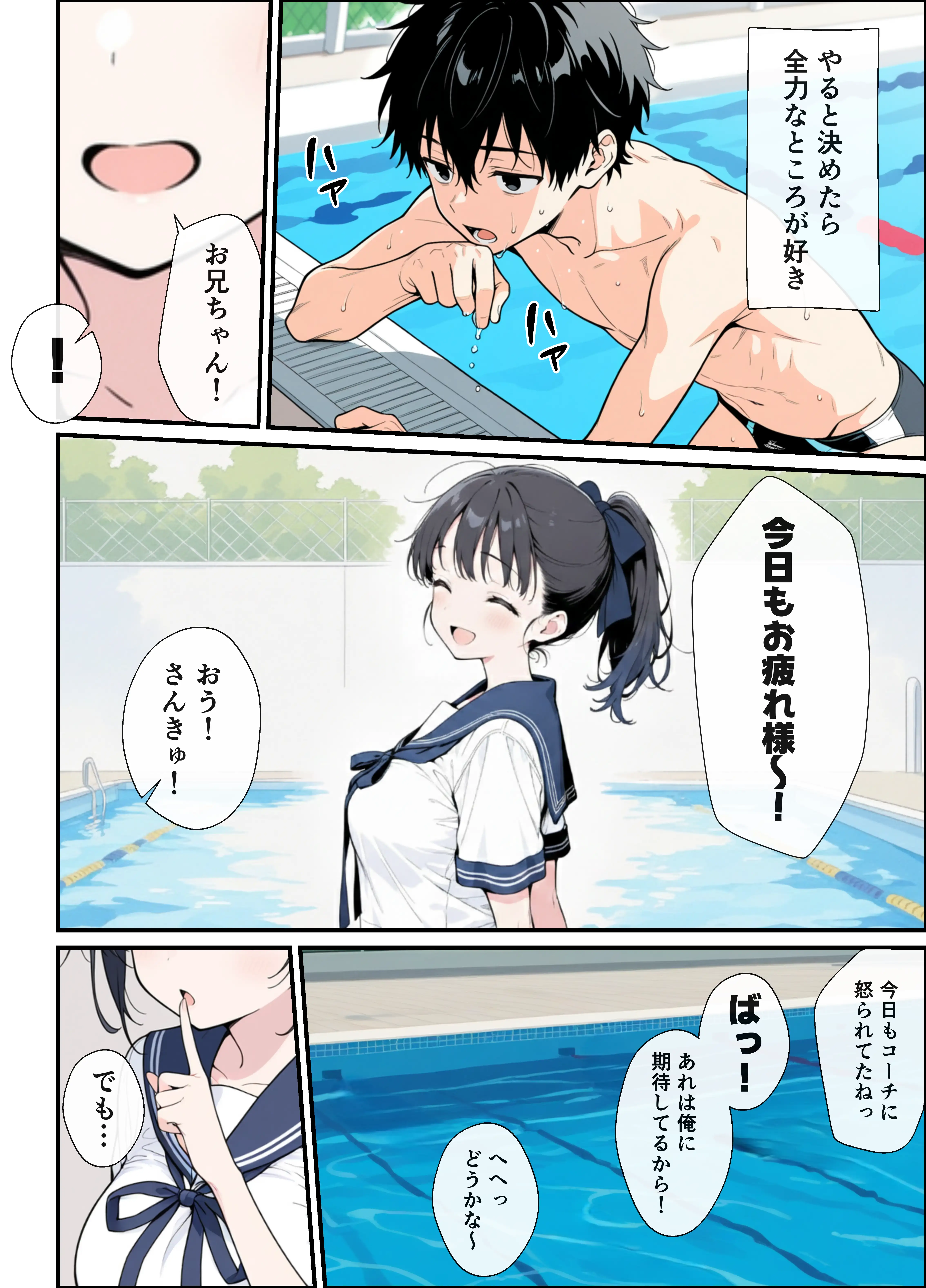 純粋清楚妹のブラ透け事件から、学校で家でと連続甘々中出し懇願SEXした話 12ページ
