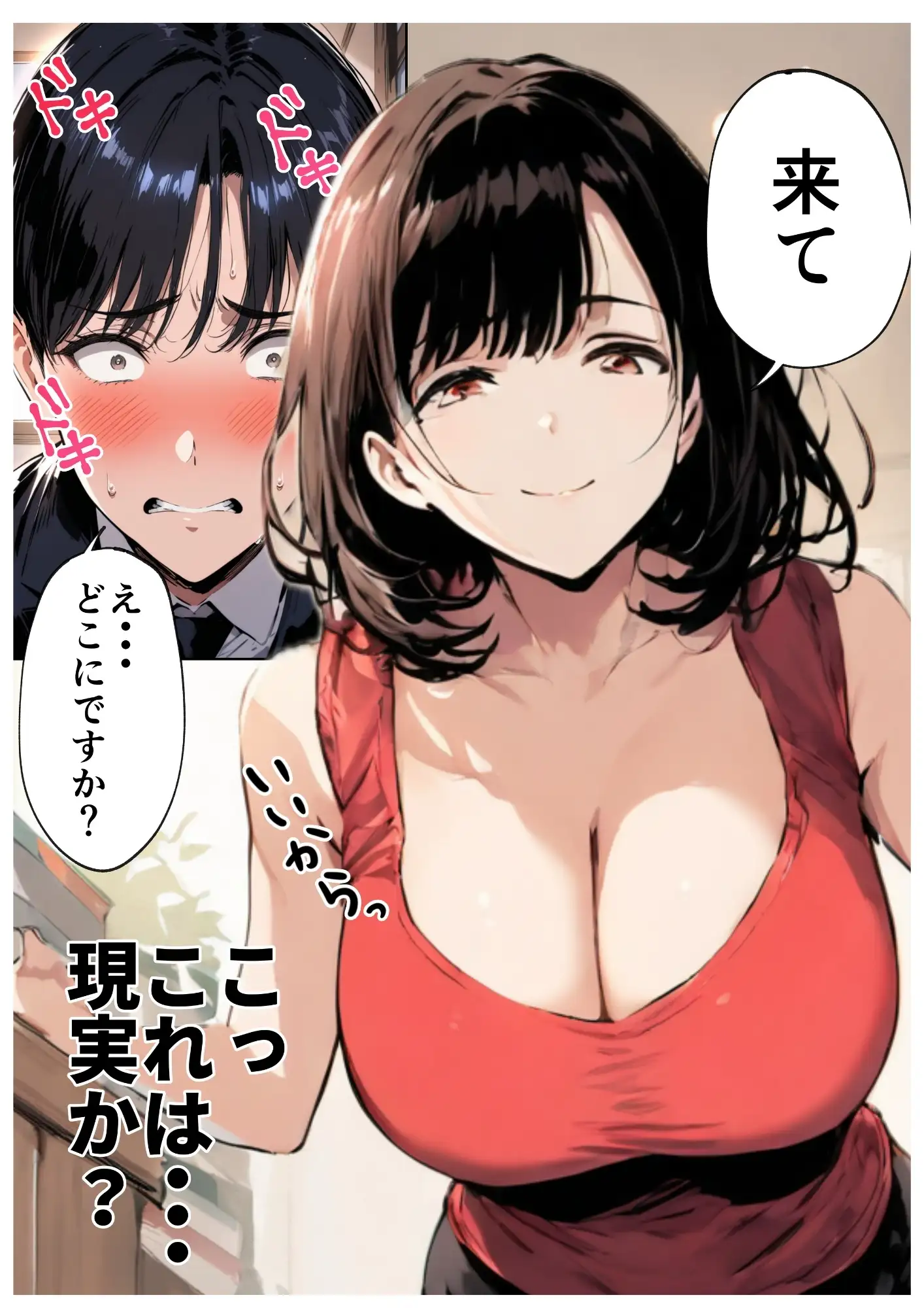 欲求不満っぽい下の階の巨乳人妻（32）と団地の集会所で二人きりになった時の話 20ページ