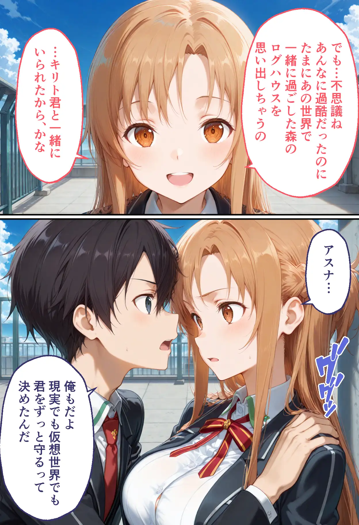 弱みを握られた俺の彼女が寝取られ堕ちるまで アスナ編 2ページ
