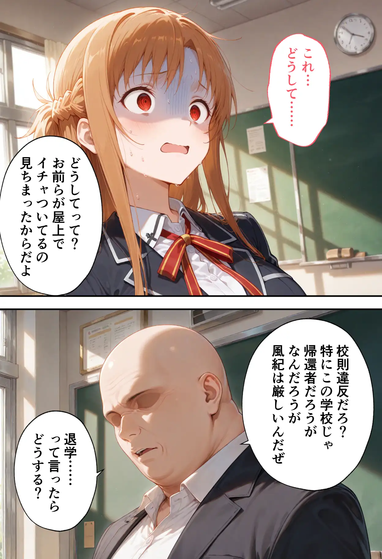 弱みを握られた俺の彼女が寝取られ堕ちるまで アスナ編 6ページ