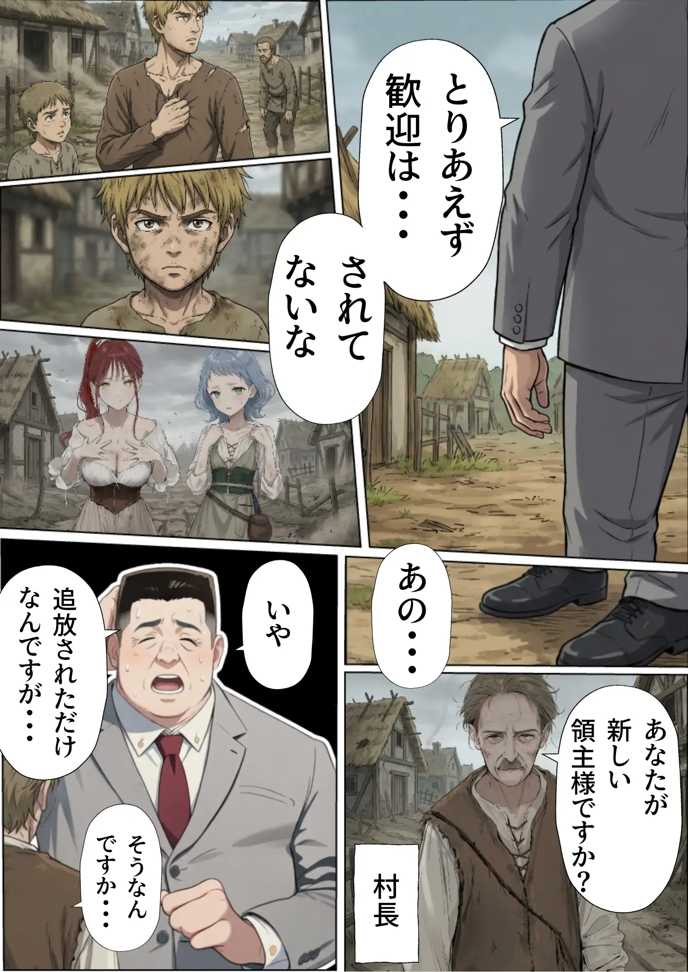 【異世界召喚】追放された種付けおじさん、辺境でハーレム悪徳領主になる 25ページ