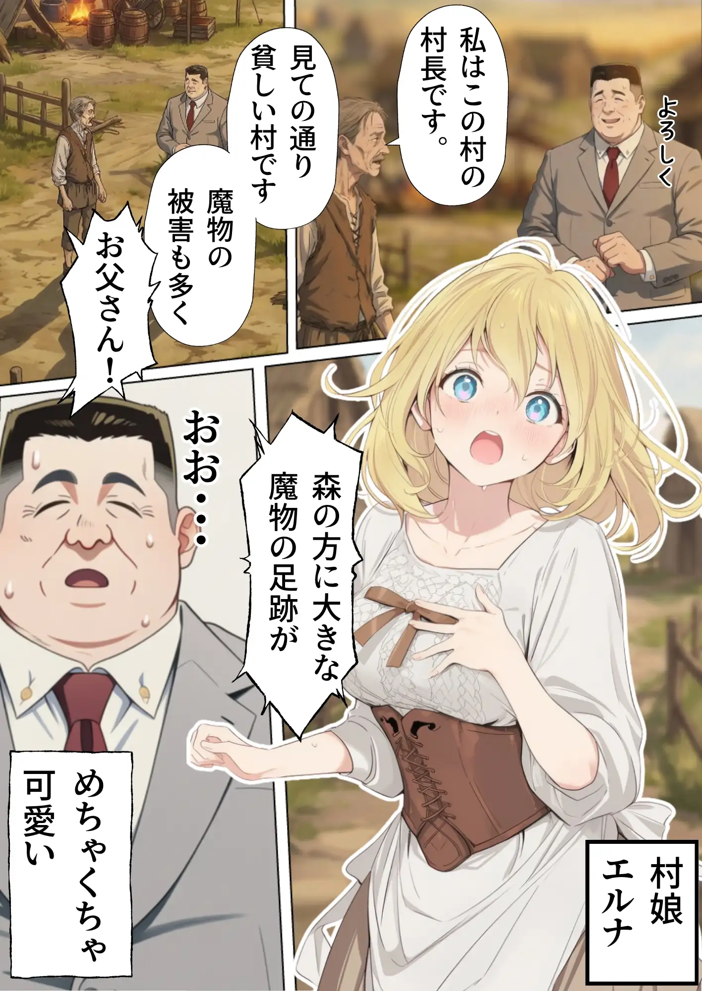 【異世界召喚】追放された種付けおじさん、辺境でハーレム悪徳領主になる 26ページ