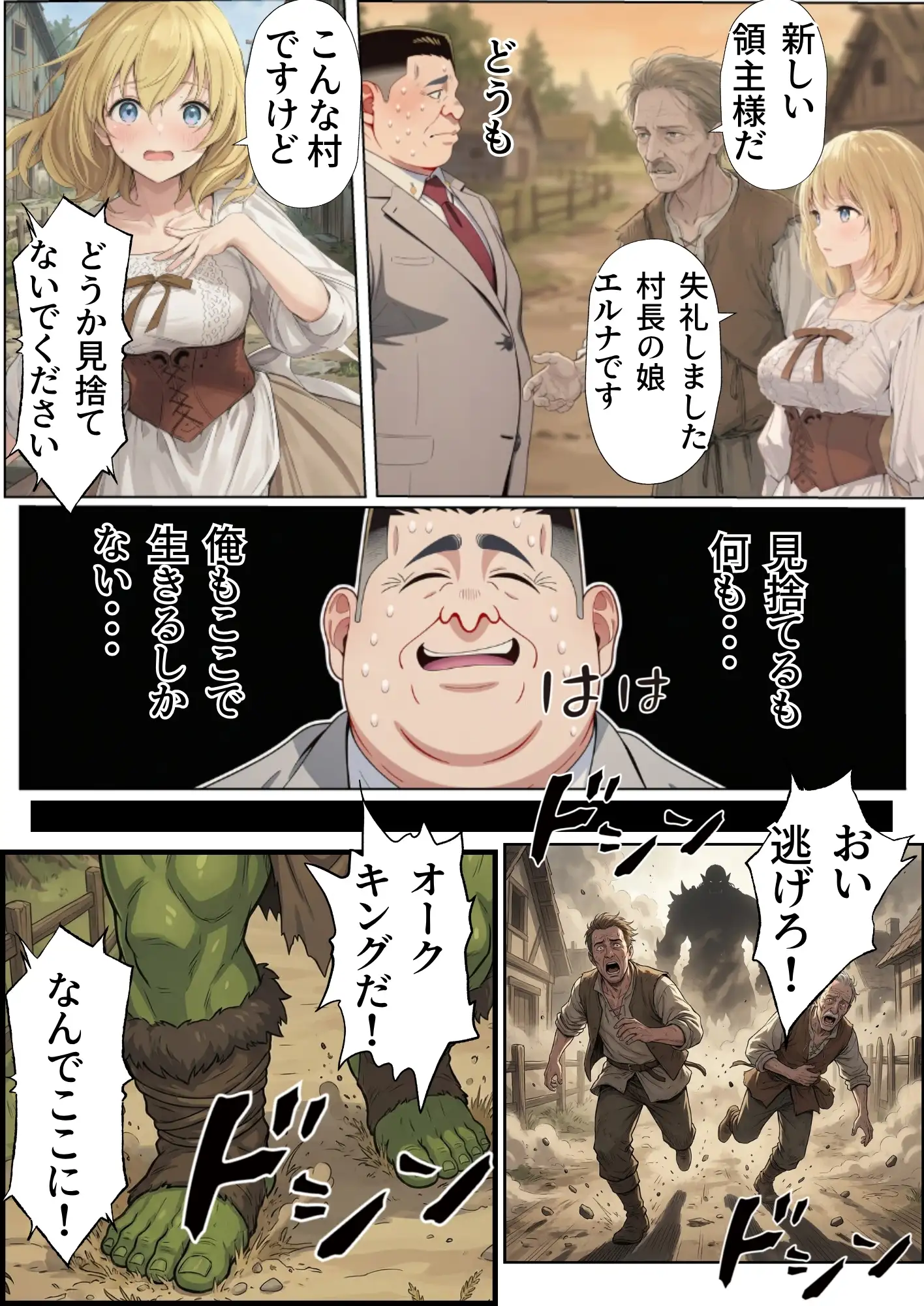 【異世界召喚】追放された種付けおじさん、辺境でハーレム悪徳領主になる 28ページ