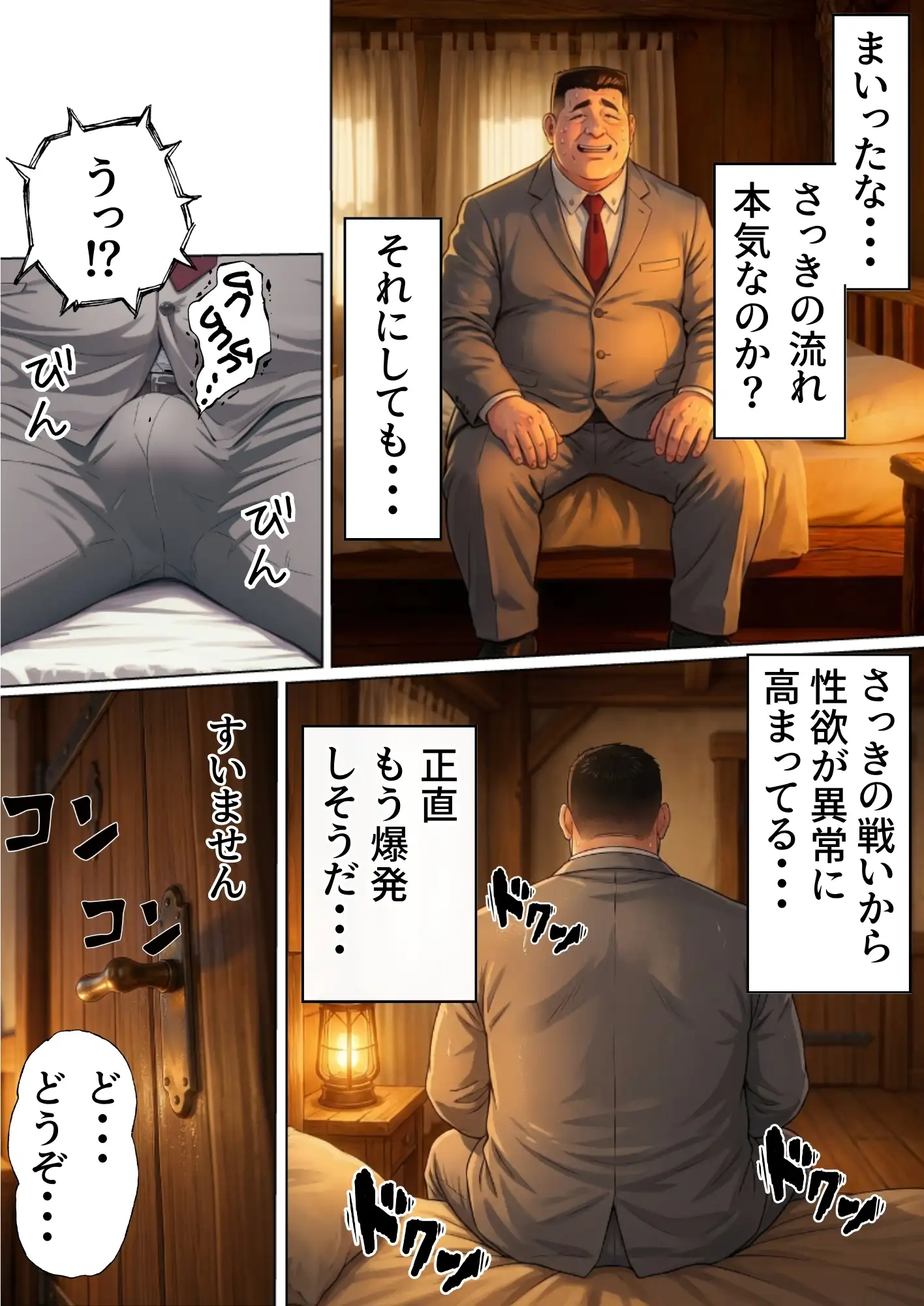 【異世界召喚】追放された種付けおじさん、辺境でハーレム悪徳領主になる 45ページ