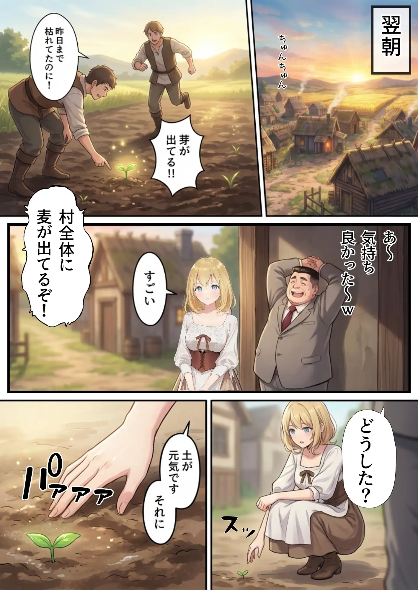 【異世界召喚】追放された種付けおじさん、辺境でハーレム悪徳領主になる 72ページ