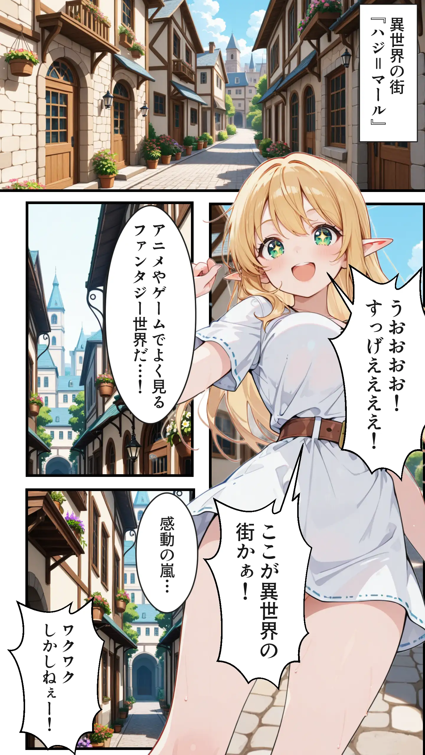 社畜のオレが転生チート『精液吸収成長』でレベル999の淫乱TSエルフ娼婦になる物語 11ページ