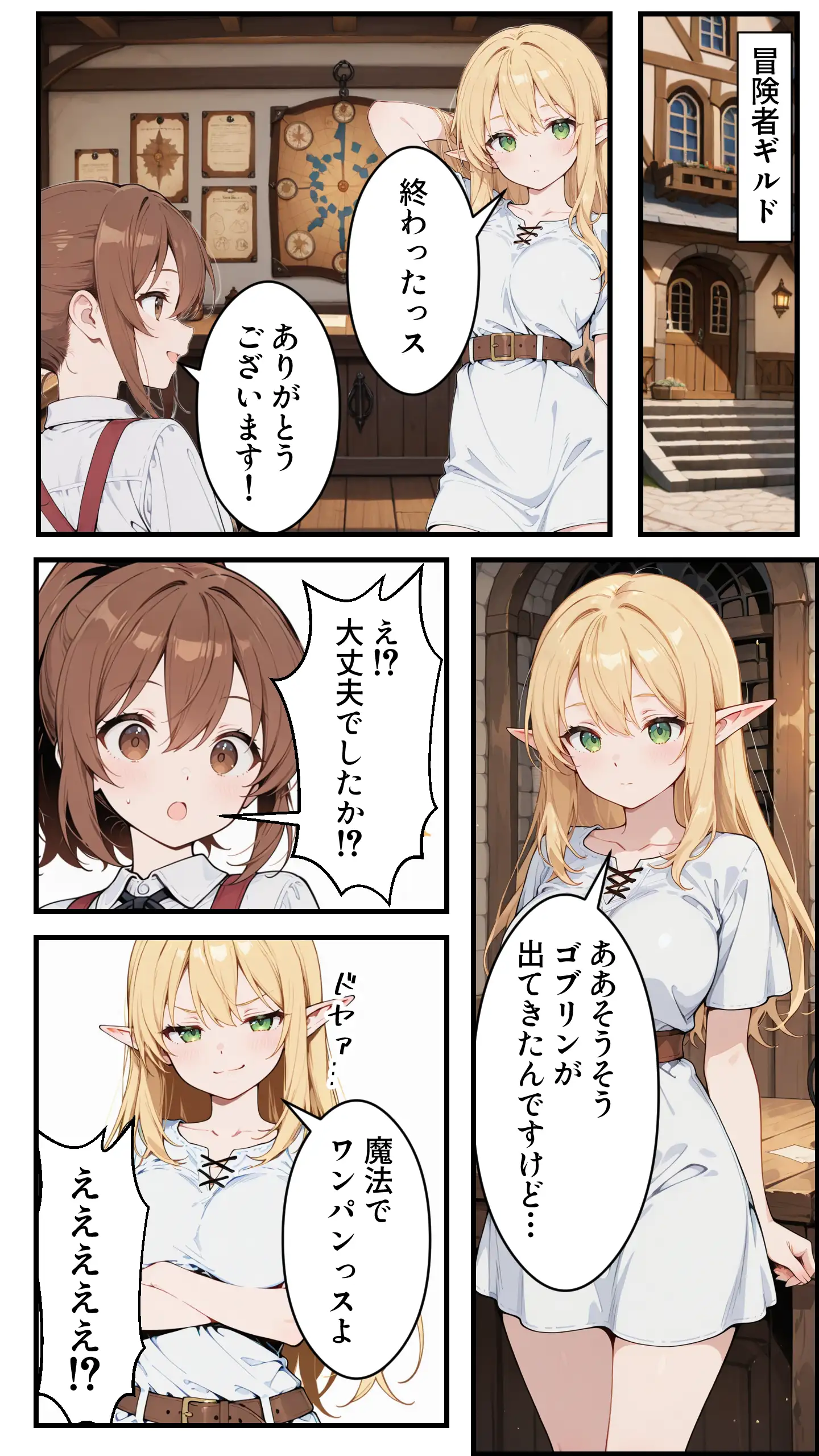 社畜のオレが転生チート『精液吸収成長』でレベル999の淫乱TSエルフ娼婦になる物語 34ページ