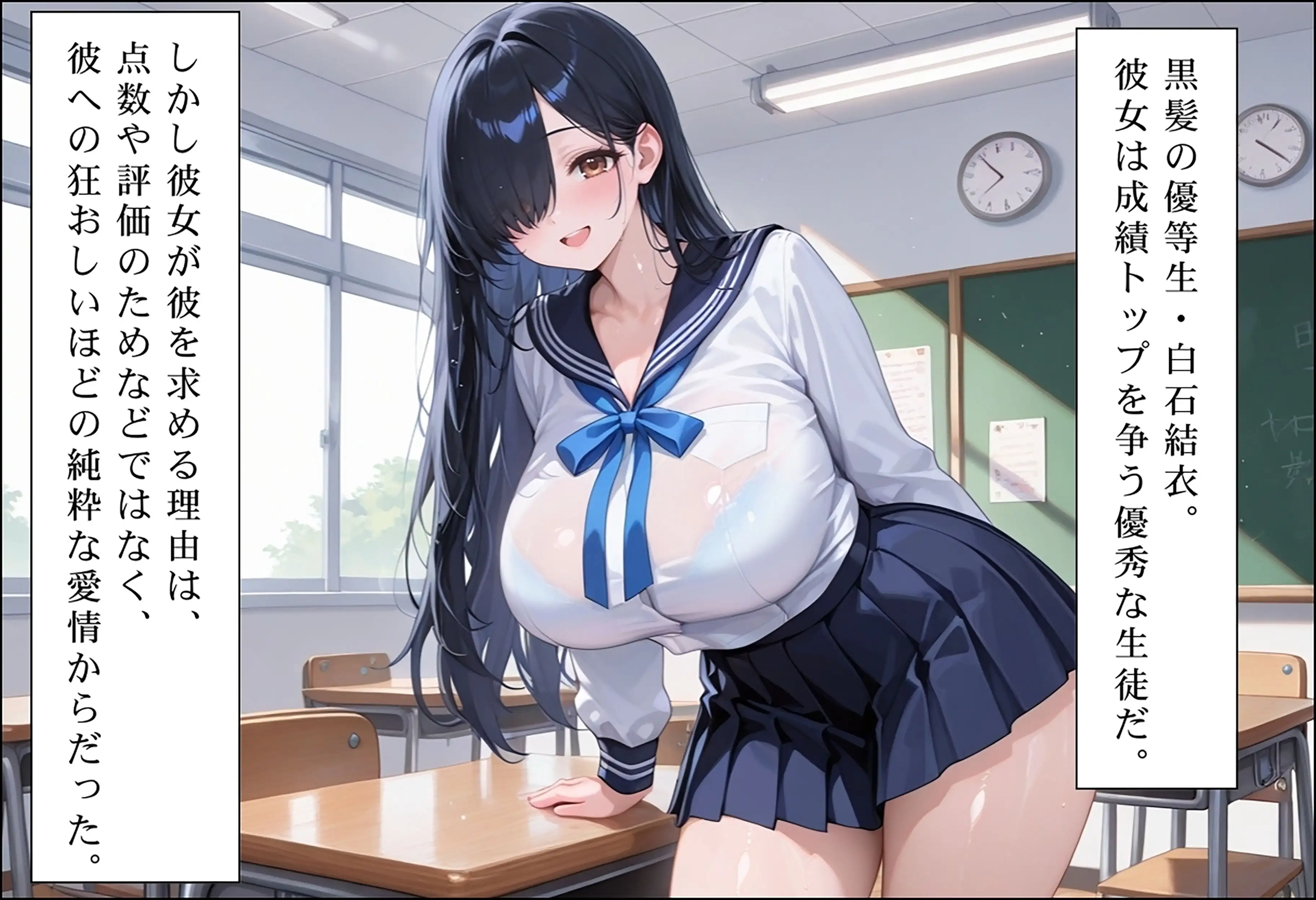 成績はセックス次第！性技で評価される性教育学園〜優等生と甘えん坊の純愛編〜 2ページ