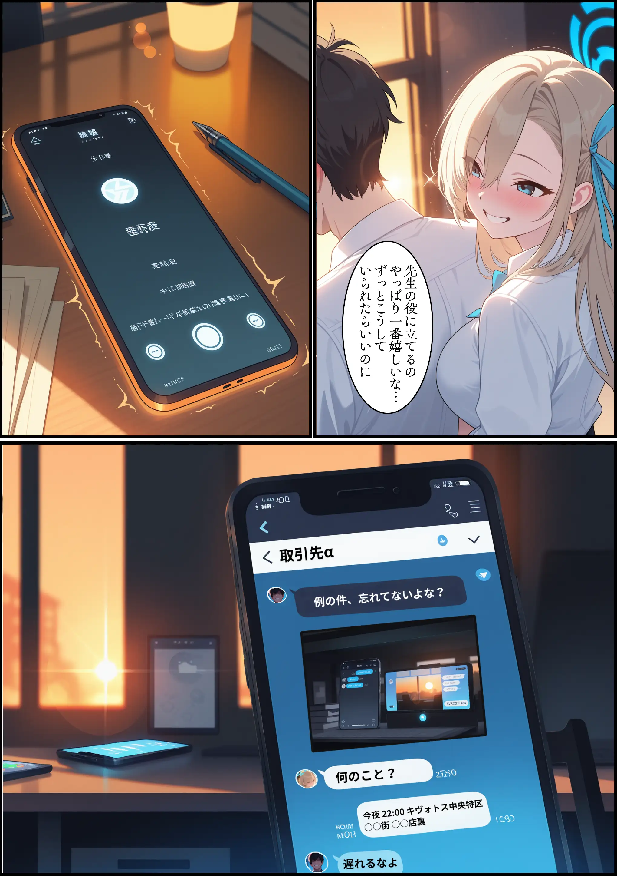 堕ちるメイド -ア○ナ 裏切りの奉仕- 3ページ