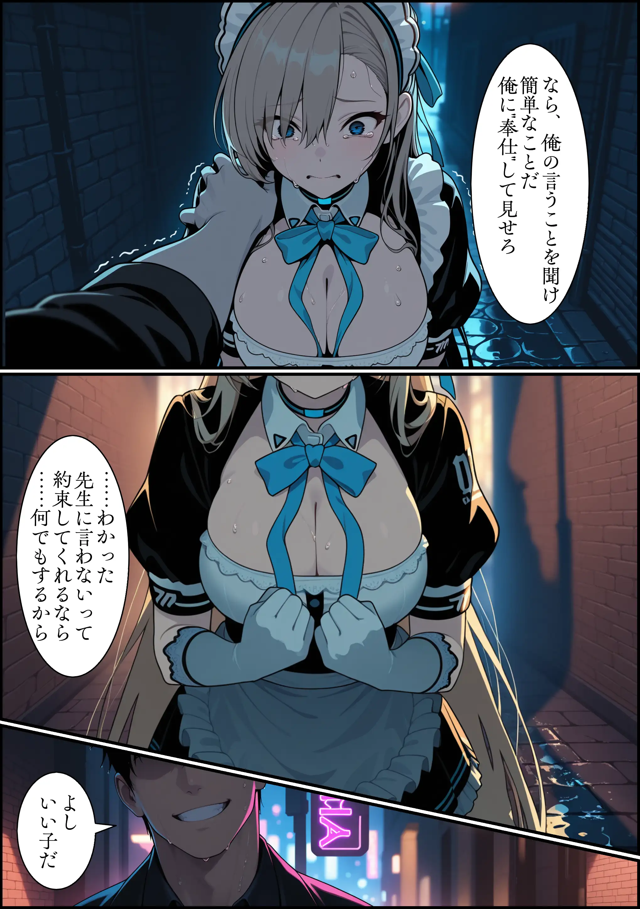 堕ちるメイド -ア○ナ 裏切りの奉仕- 6ページ