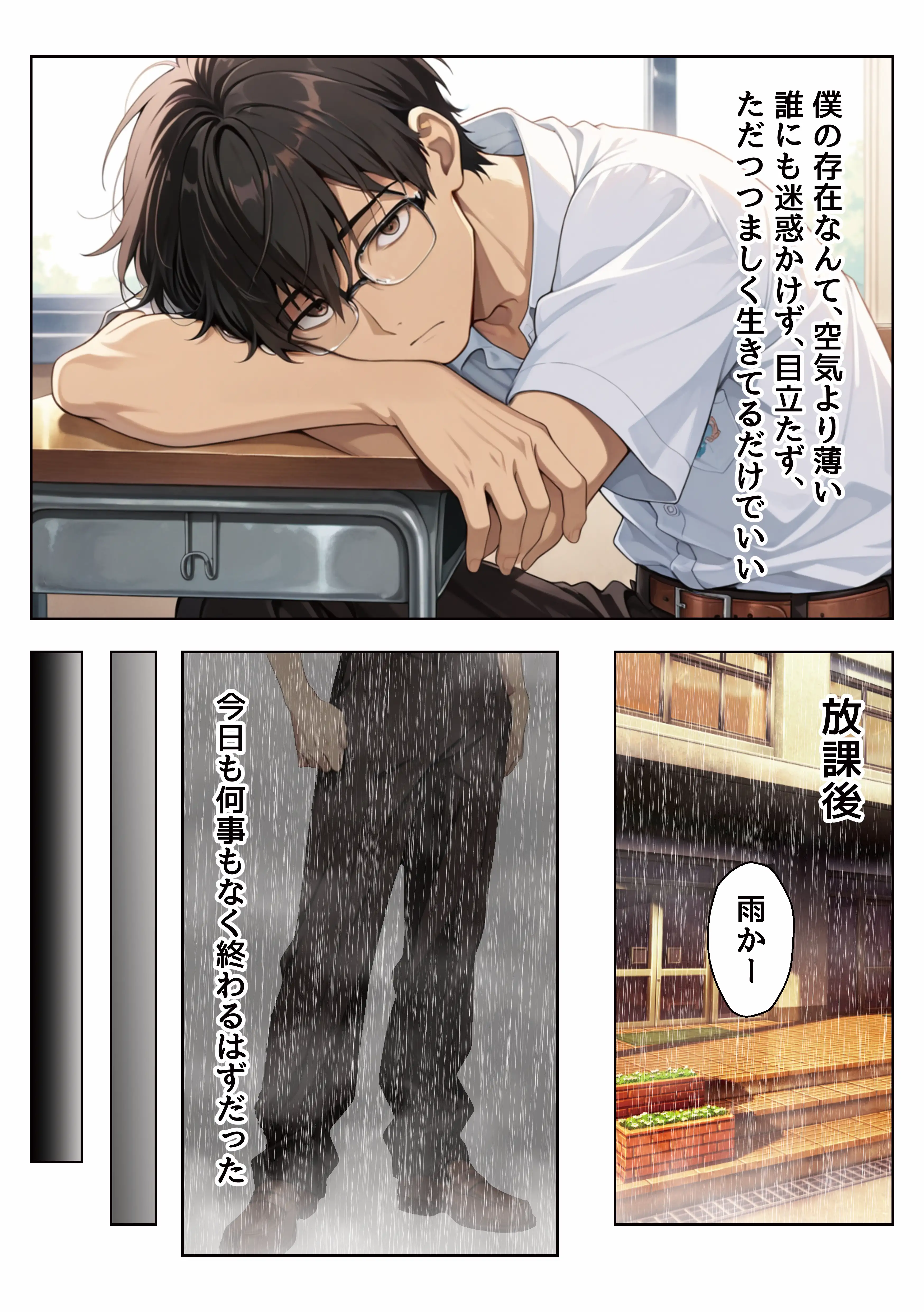 家出しちゃったクラスの一軍ギャルを助けたら超密着濃厚搾精してくれた 5ページ