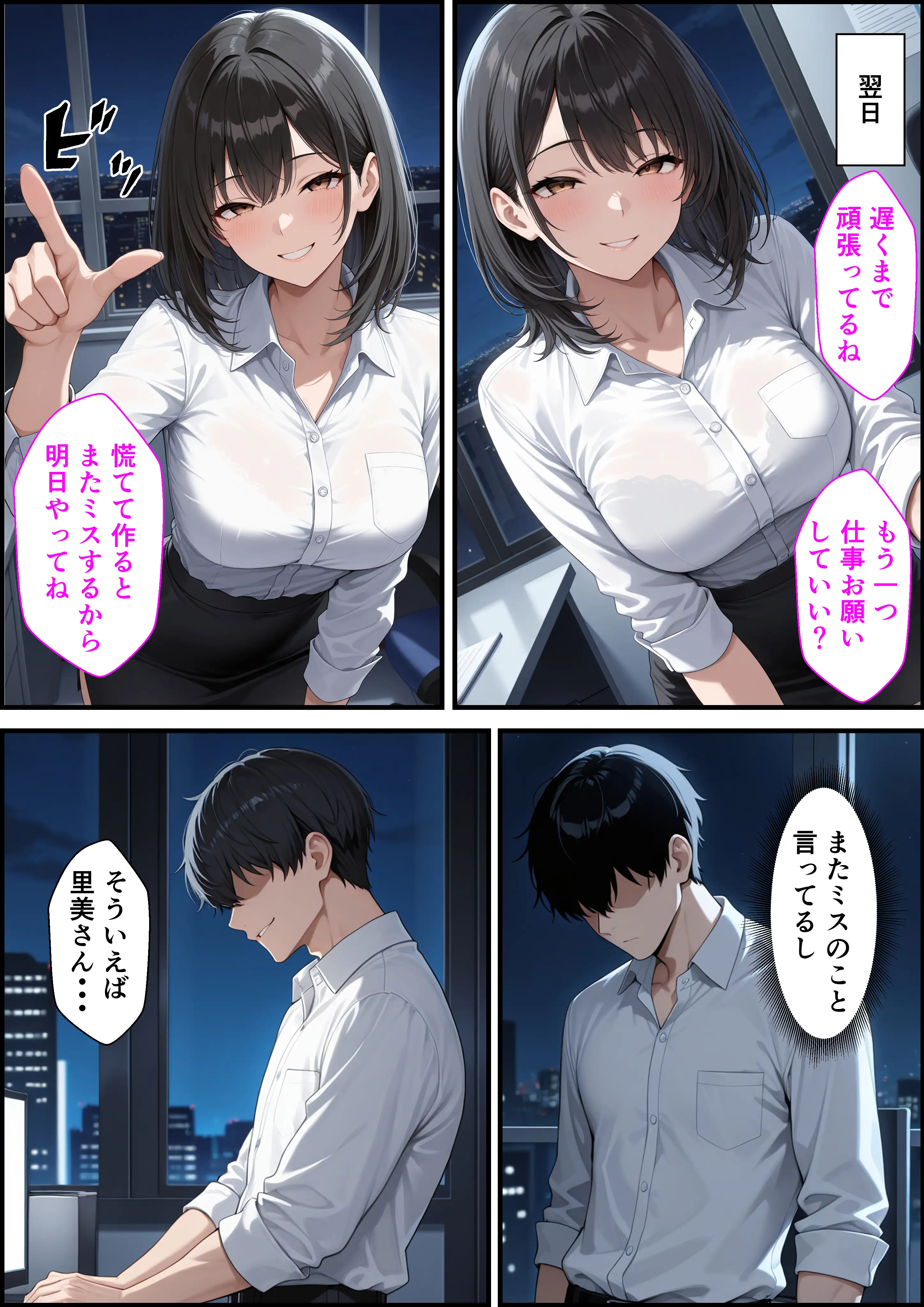 感じの悪いねちねち巨乳上司の弱みを握って中出しセックスする話 9ページ