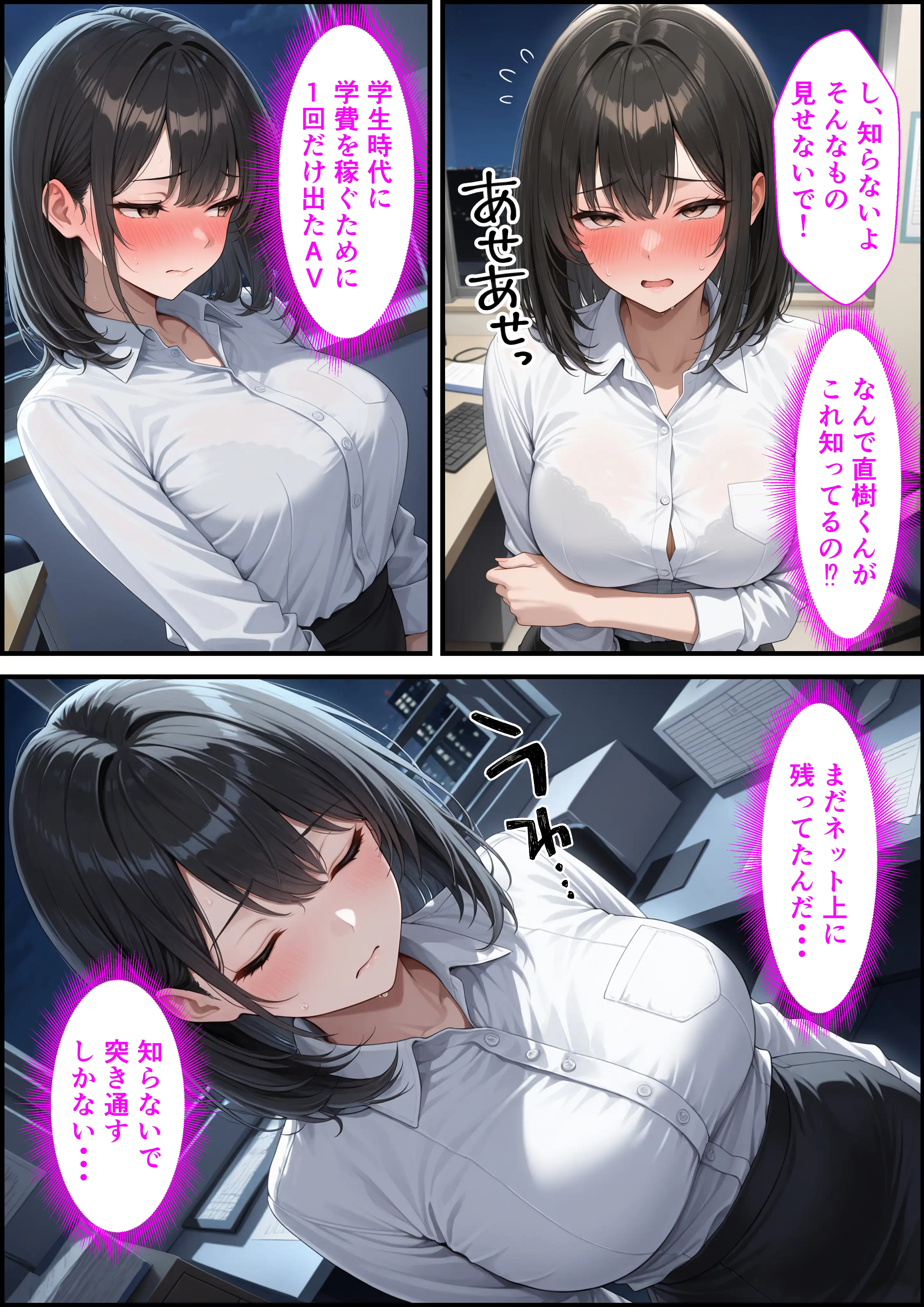 感じの悪いねちねち巨乳上司の弱みを握って中出しセックスする話 12ページ