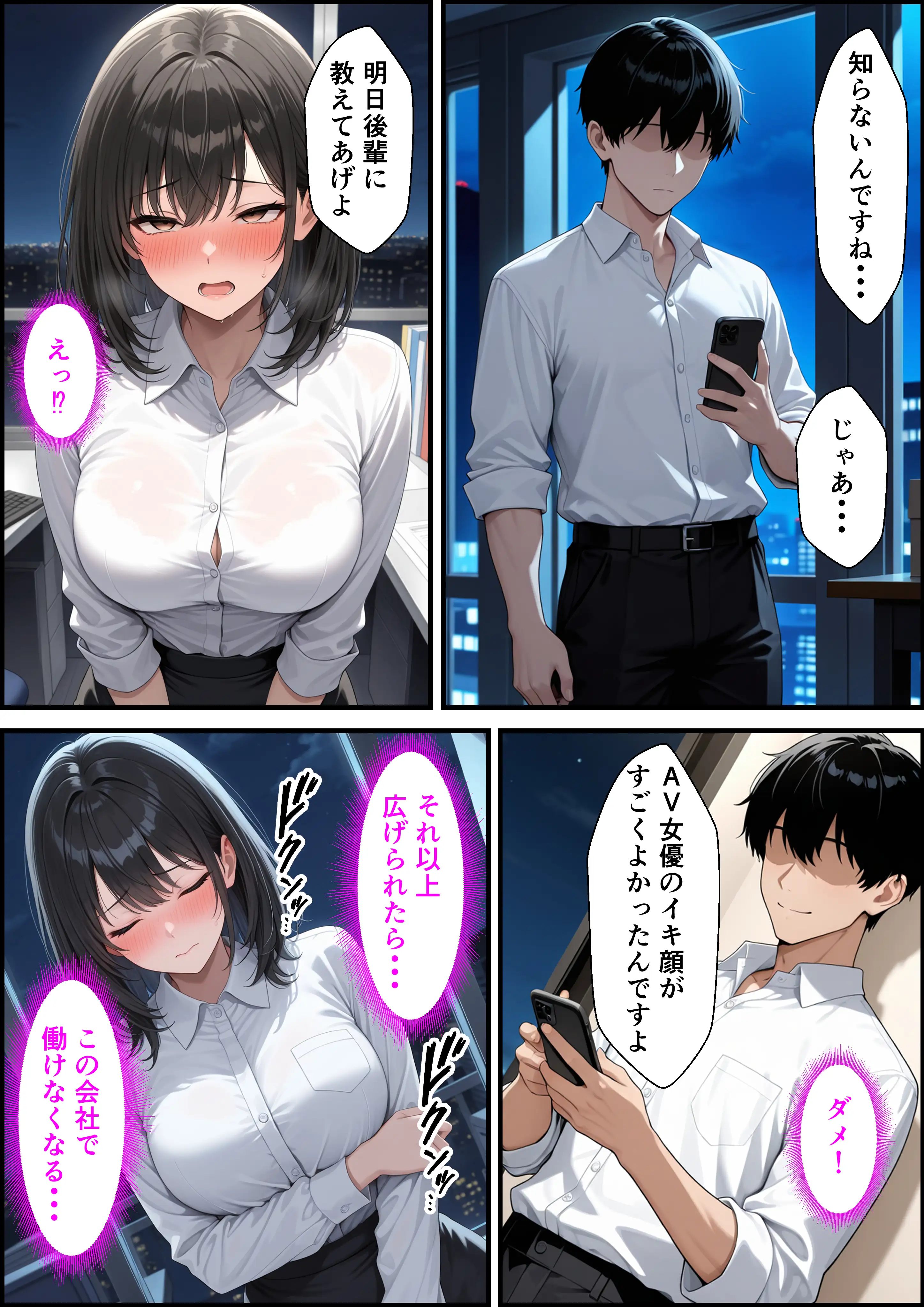 感じの悪いねちねち巨乳上司の弱みを握って中出しセックスする話 13ページ