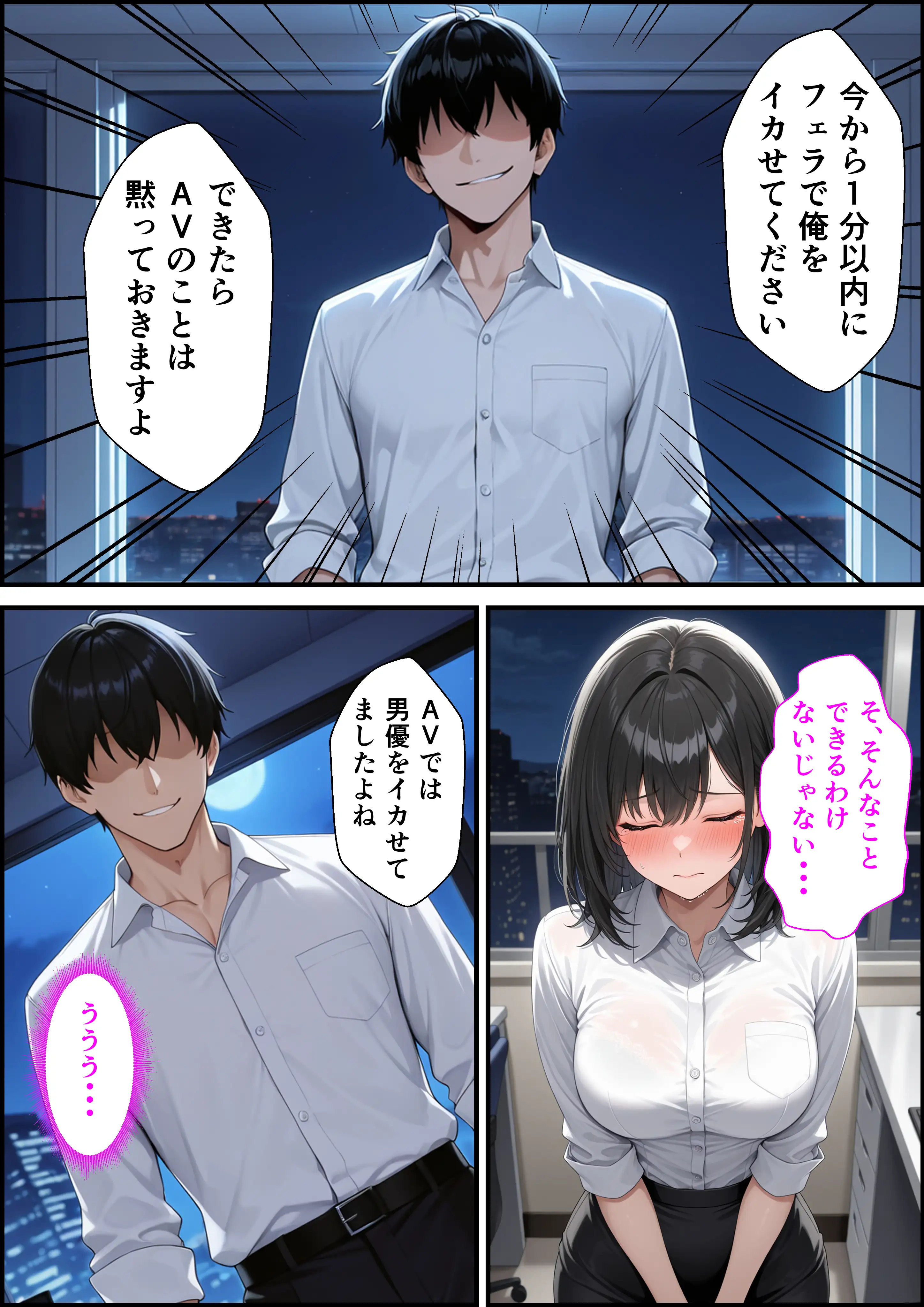 感じの悪いねちねち巨乳上司の弱みを握って中出しセックスする話 17ページ