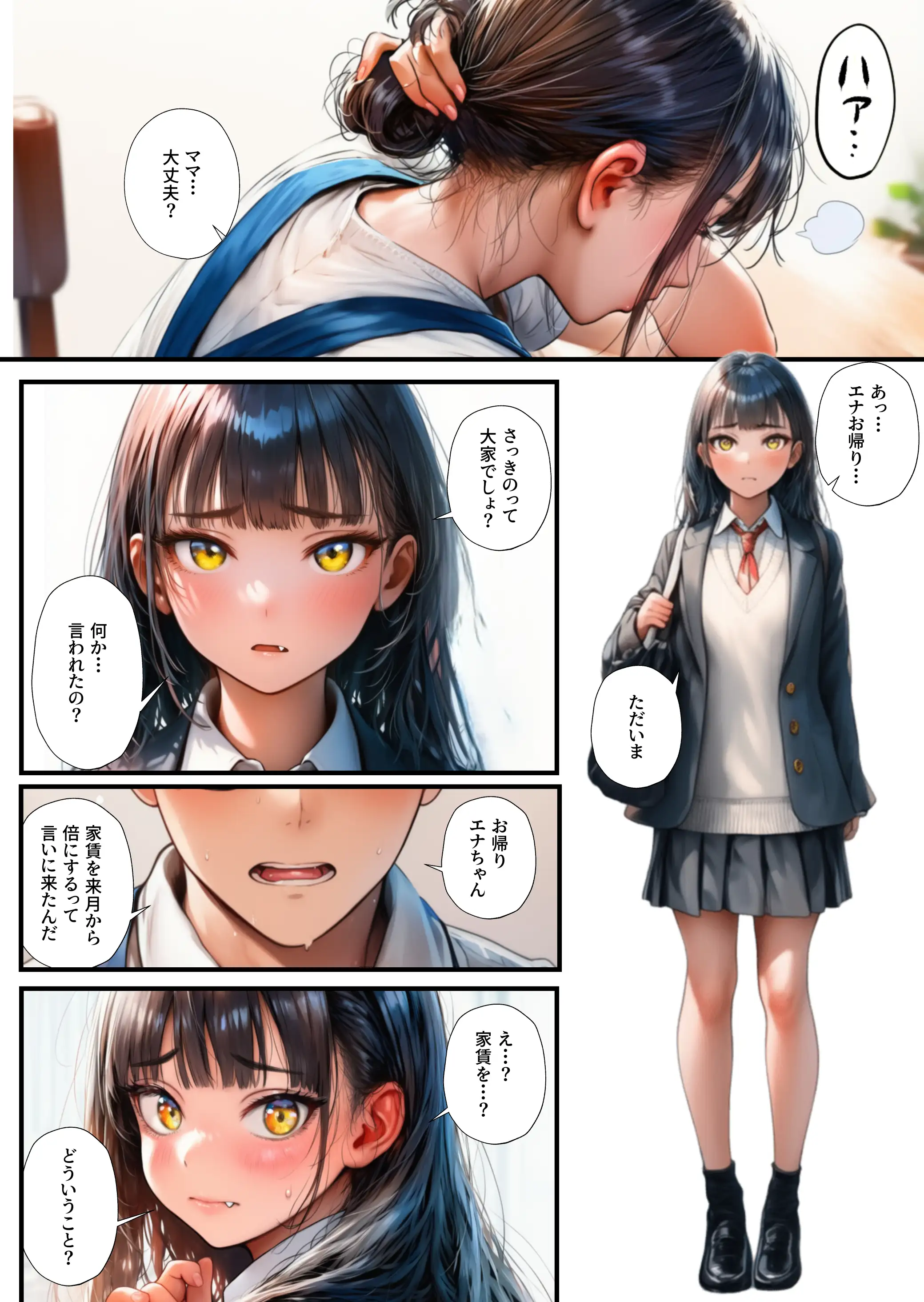 NTR物件〜大家に中出し絶頂させられた母娘〜 2ページ