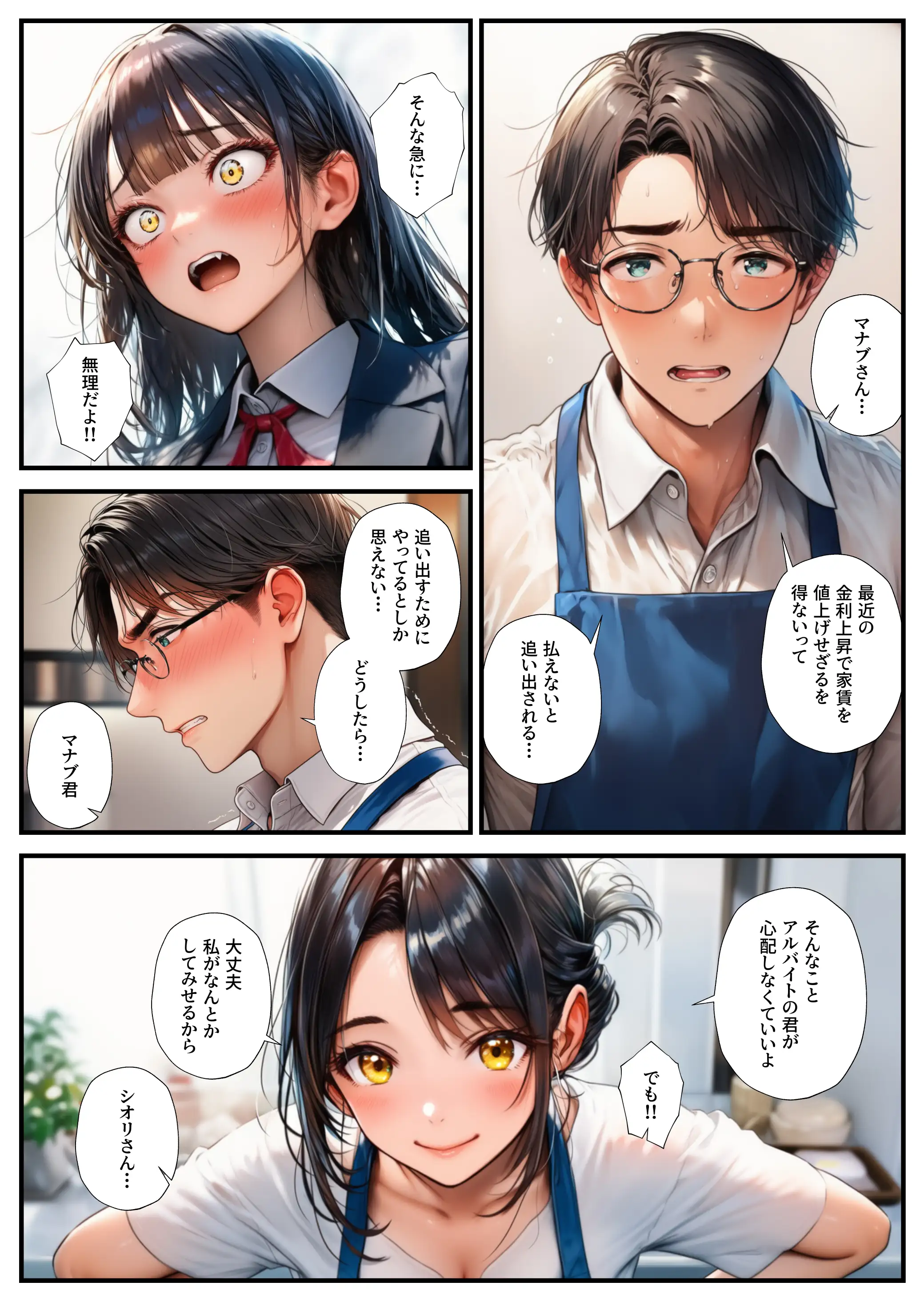 NTR物件〜大家に中出し絶頂させられた母娘〜 3ページ