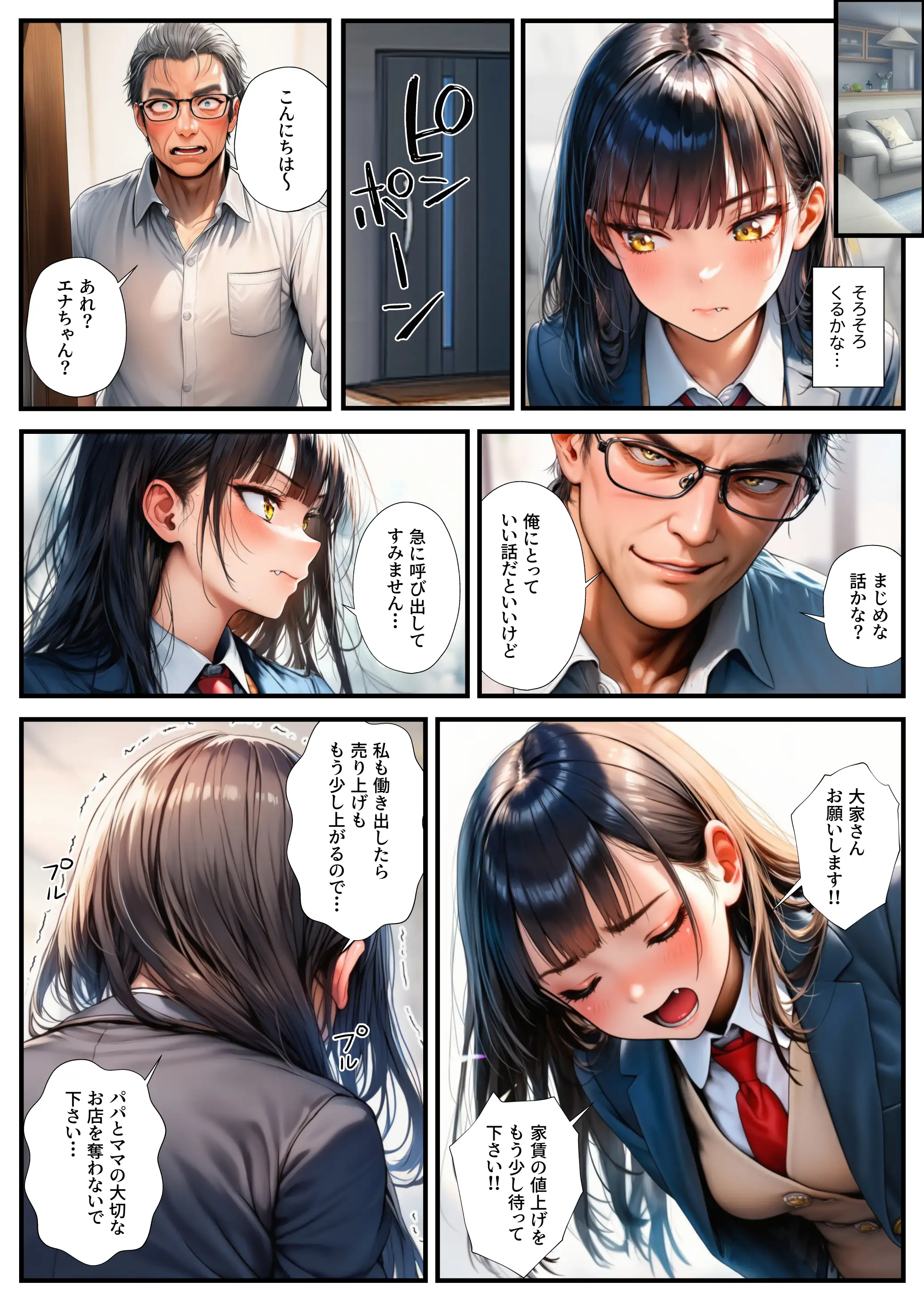 NTR物件〜大家に中出し絶頂させられた母娘〜 13ページ