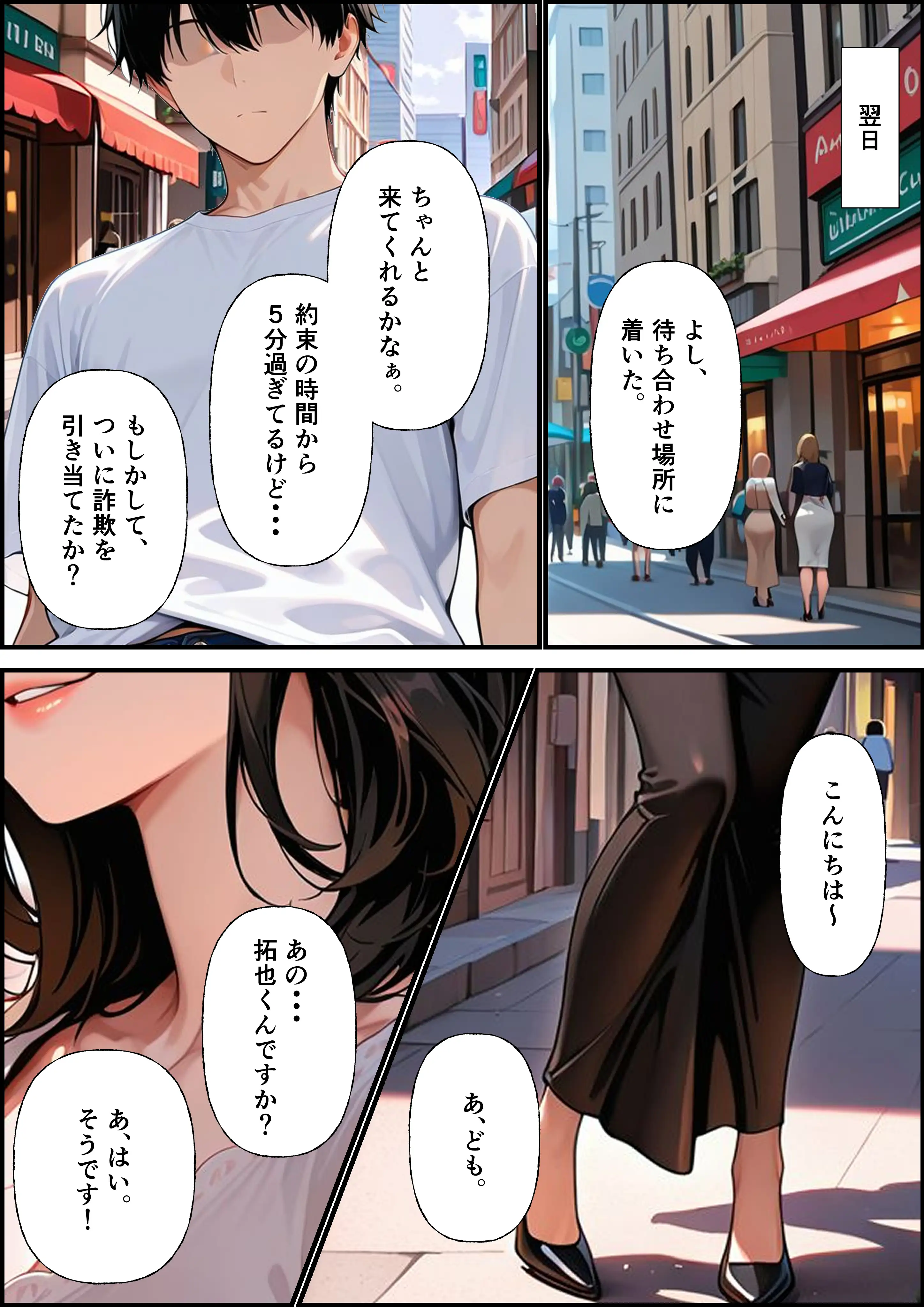 隣人のむちむち人妻（38）とマッチングアプリで出会ったら…中出し懇願＆放尿アクメでド変態主婦に堕ちた話 3ページ