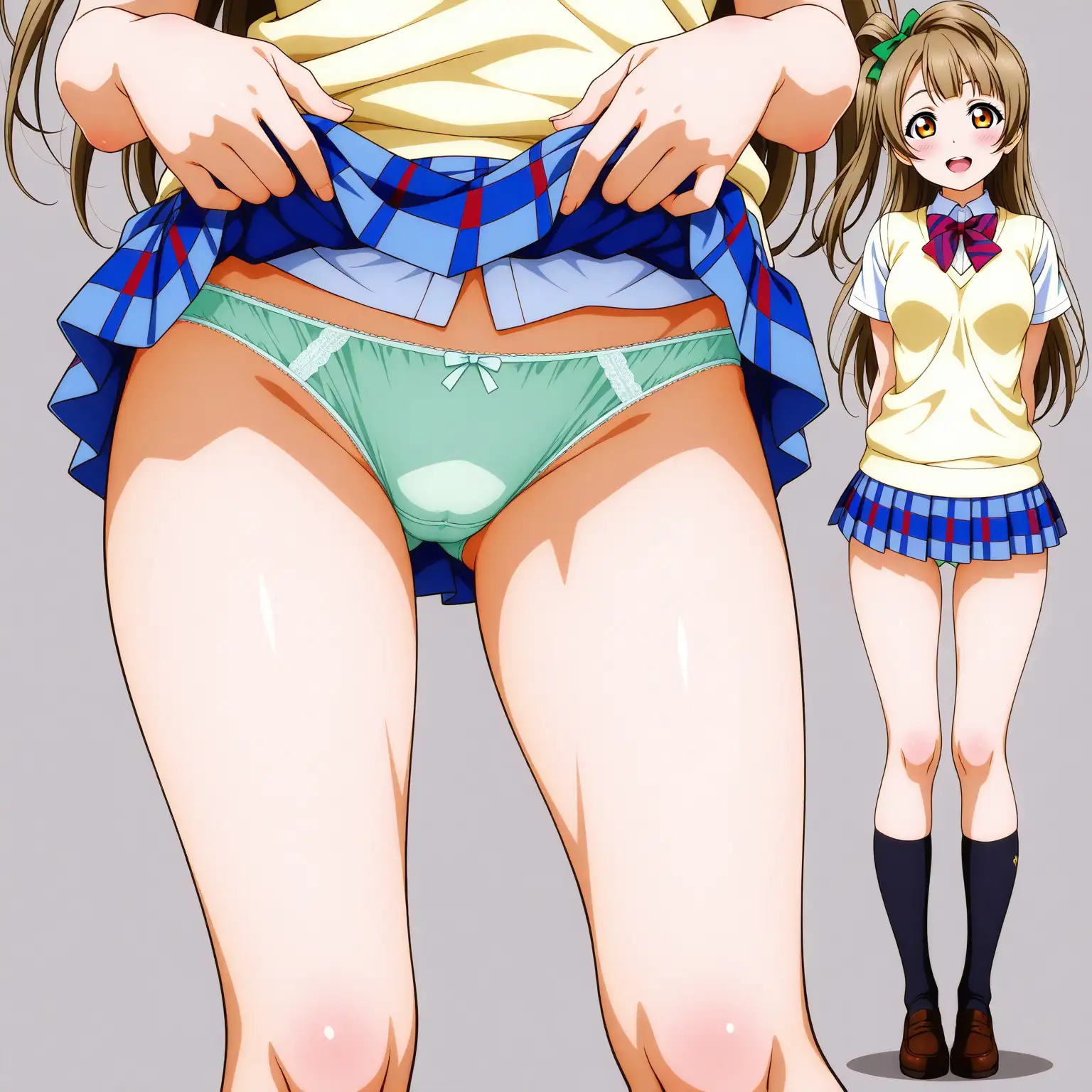 立ち絵とたくしあげ【ラブライブ！風1】 26ページ