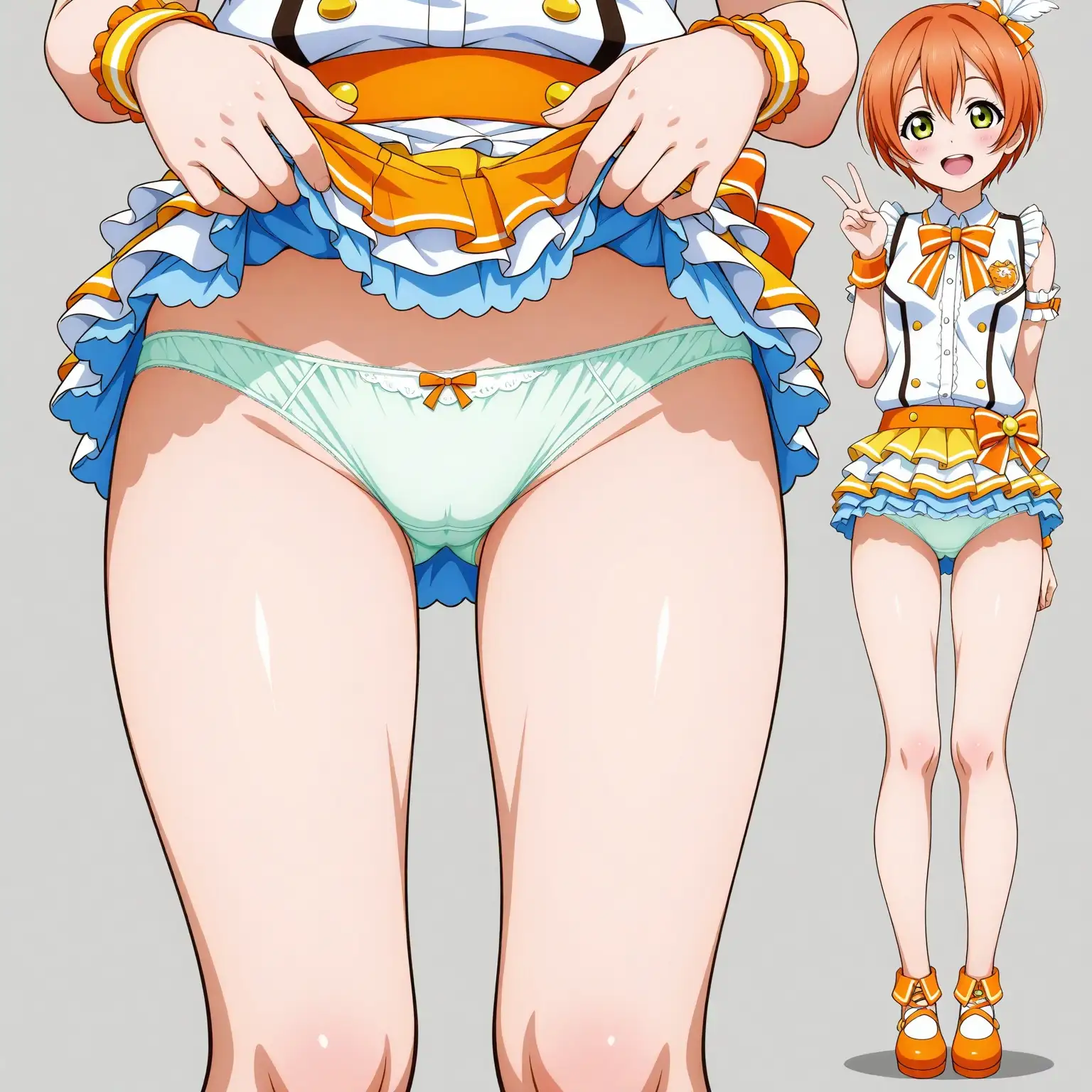 立ち絵とたくしあげ【ラブライブ！風1】 36ページ