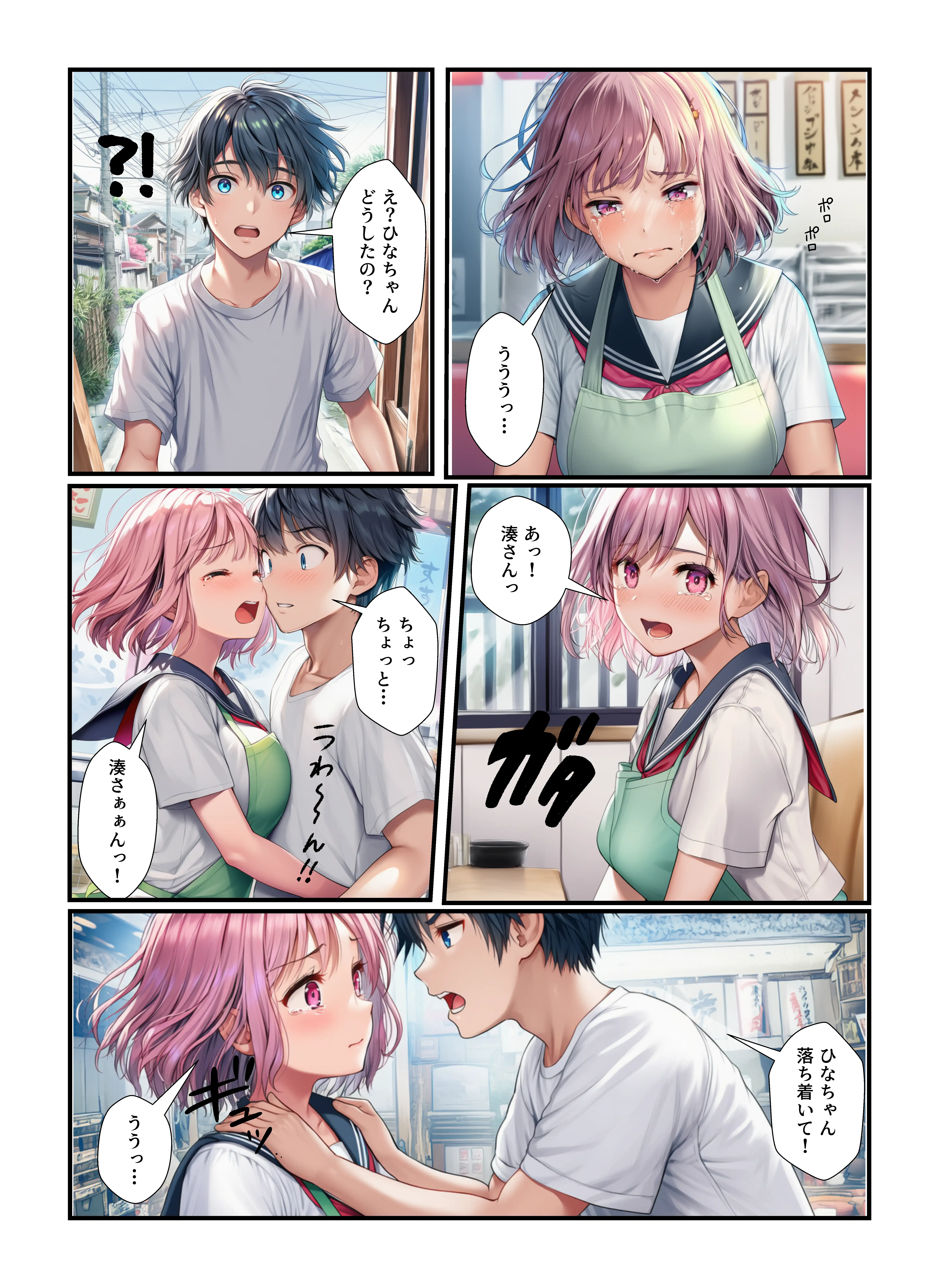 ギャルJKとエッチしたら親子喧嘩になったのでギャルママも一緒に母娘丼してオナホ化したった！ 4ページ